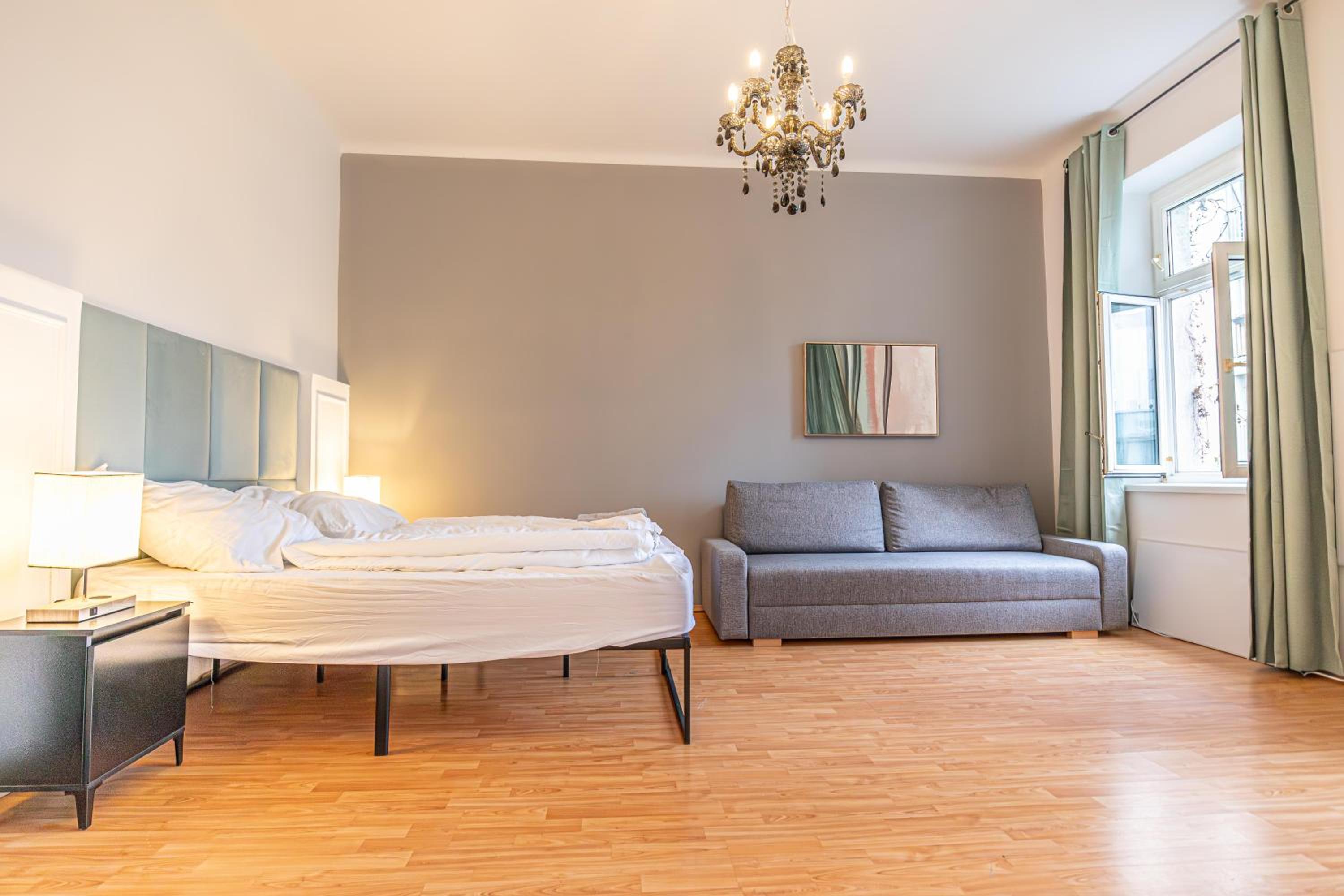 Enjoy The Danube and Prater Stern from Our 1BR Gem