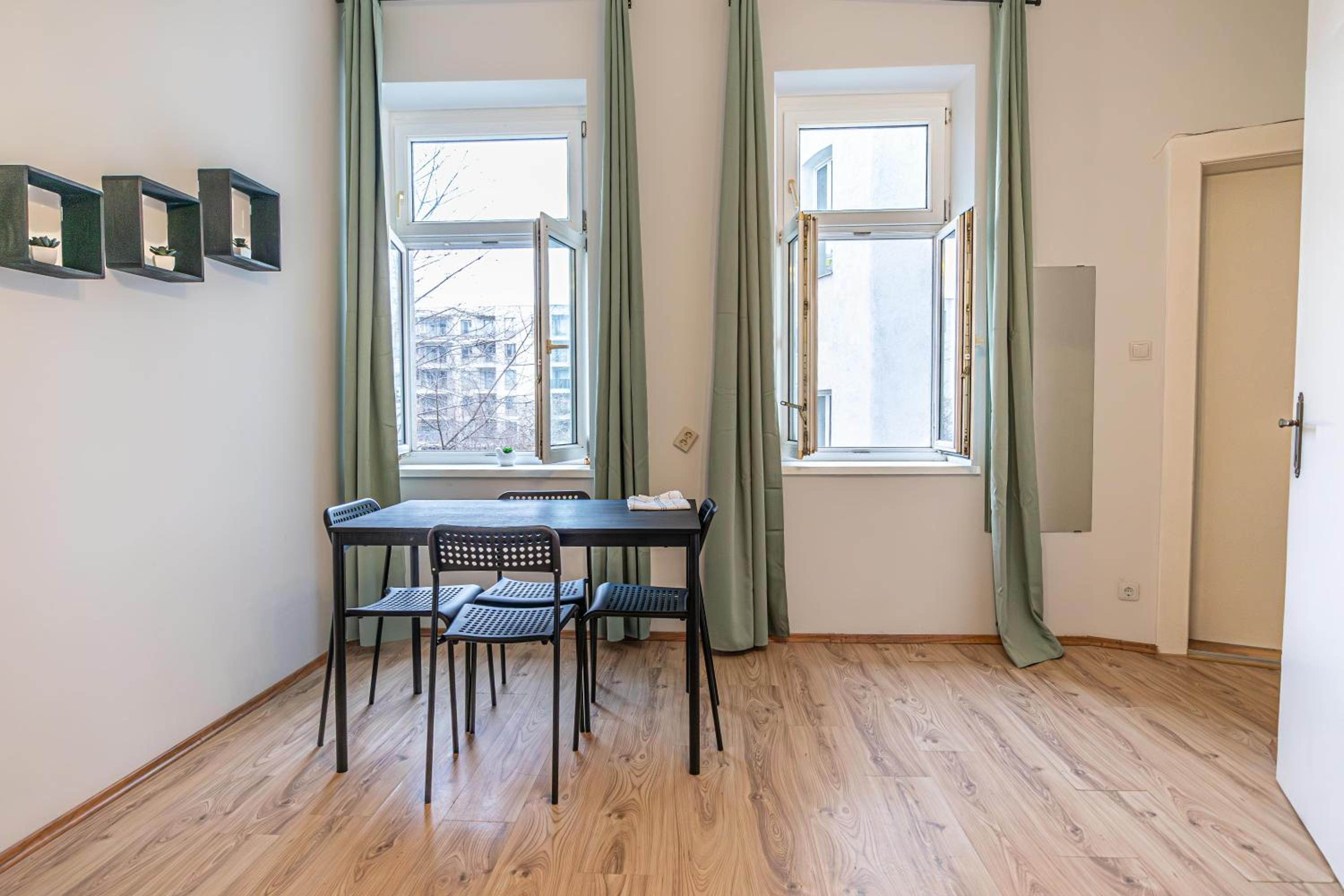 Enjoy The Danube and Prater Stern from Our 1BR Gem