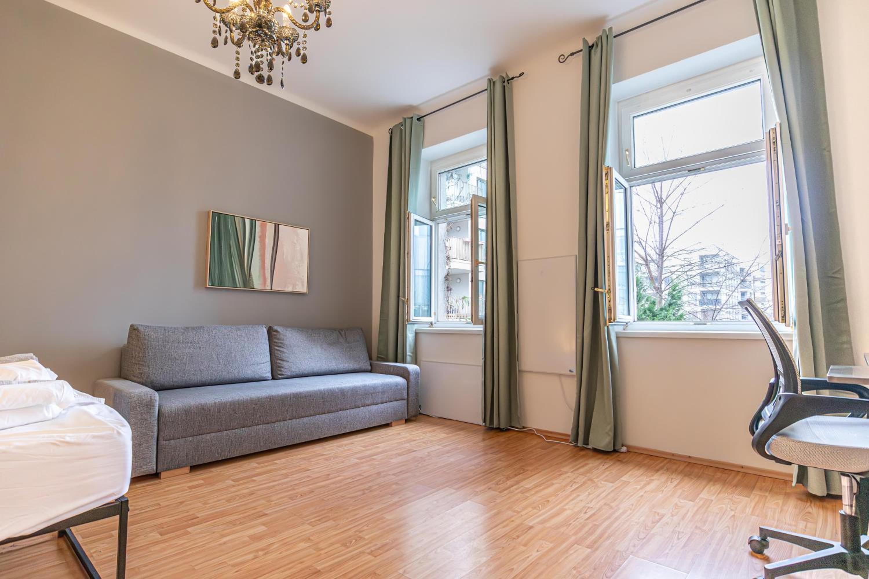 Enjoy The Danube and Prater Stern from Our 1BR Gem