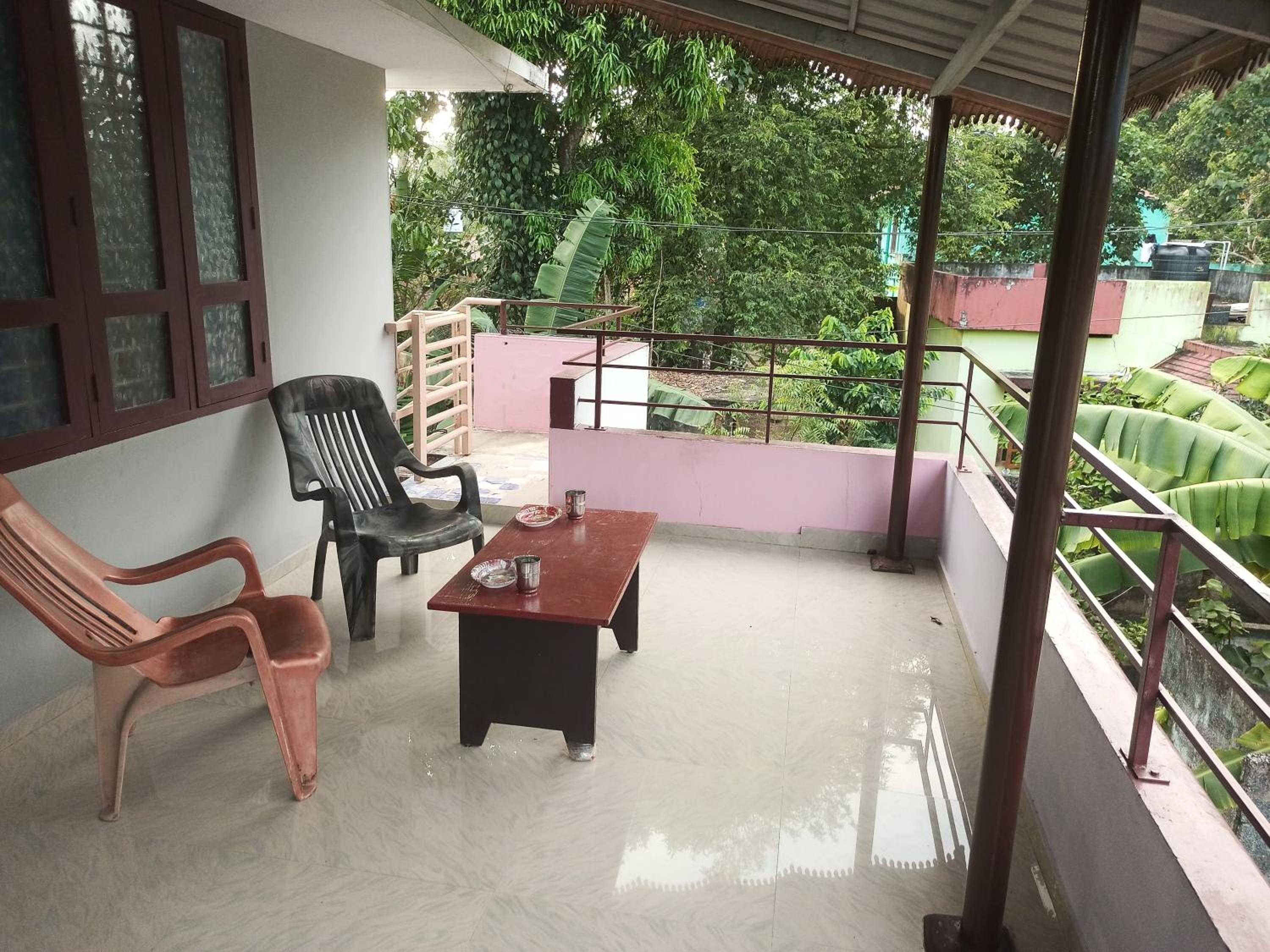 Varkala Entire Ac Home kitchen balcony view 5