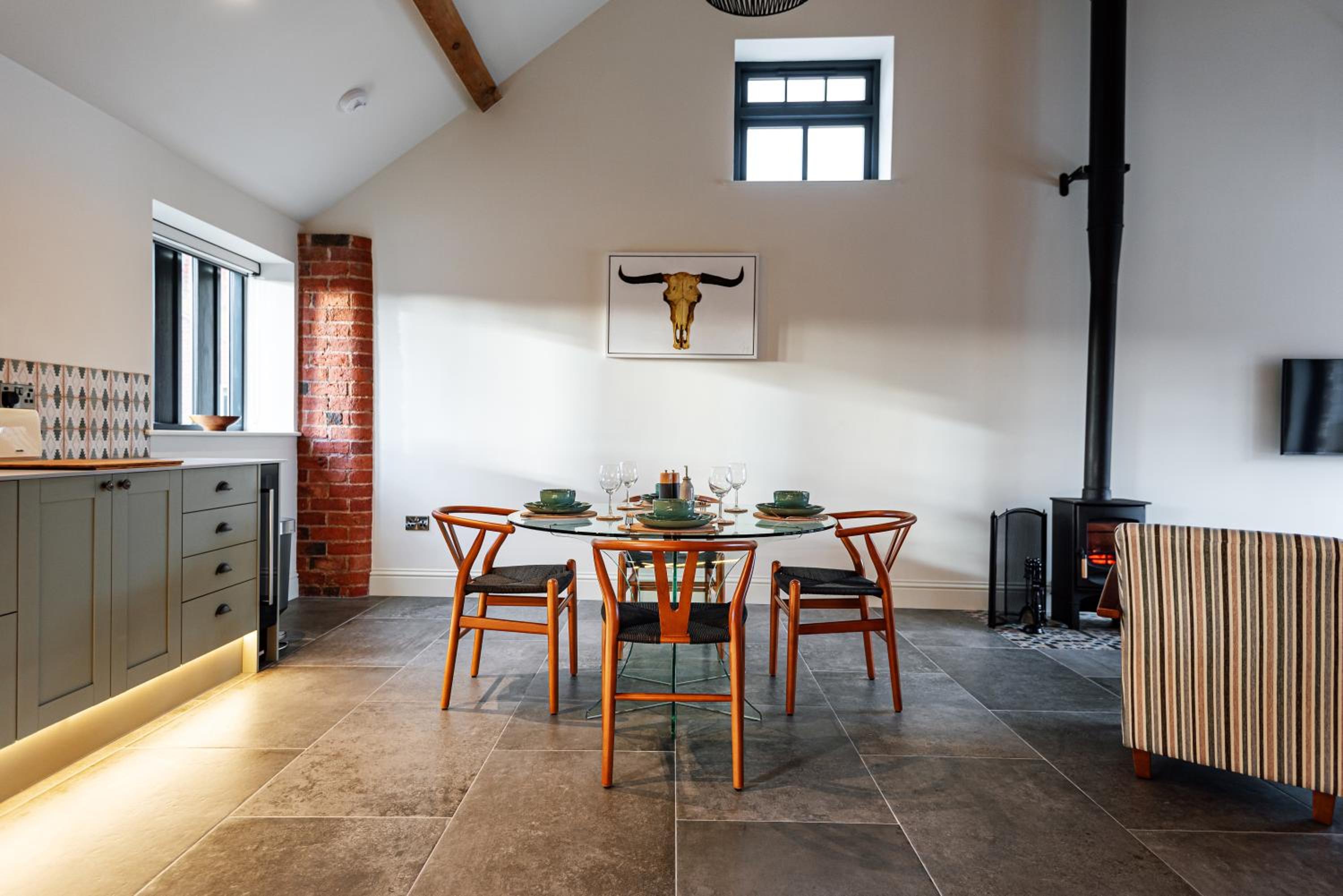 Pigeon House - Unique Barn with private garden, hot tub and wood burner view 4