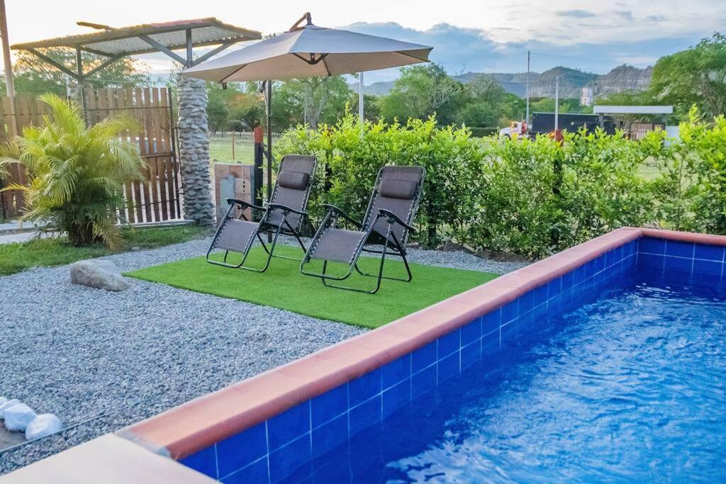 Cabaña Familiar/La jagua Huila/Piscina y BBQ