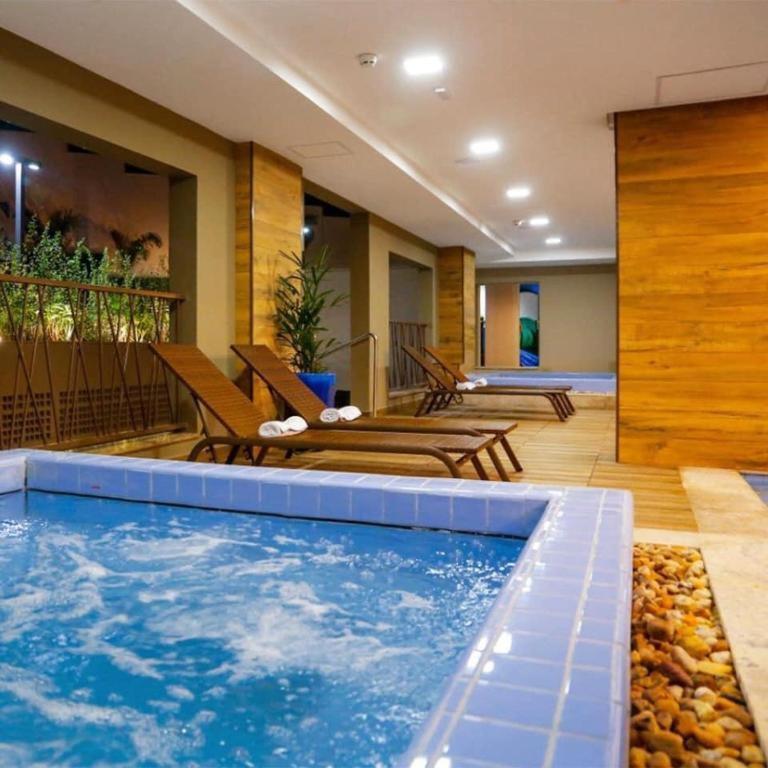 Olímpia Park Resort ao lado do Thermas dos Laranjais - Apartamento Luxo