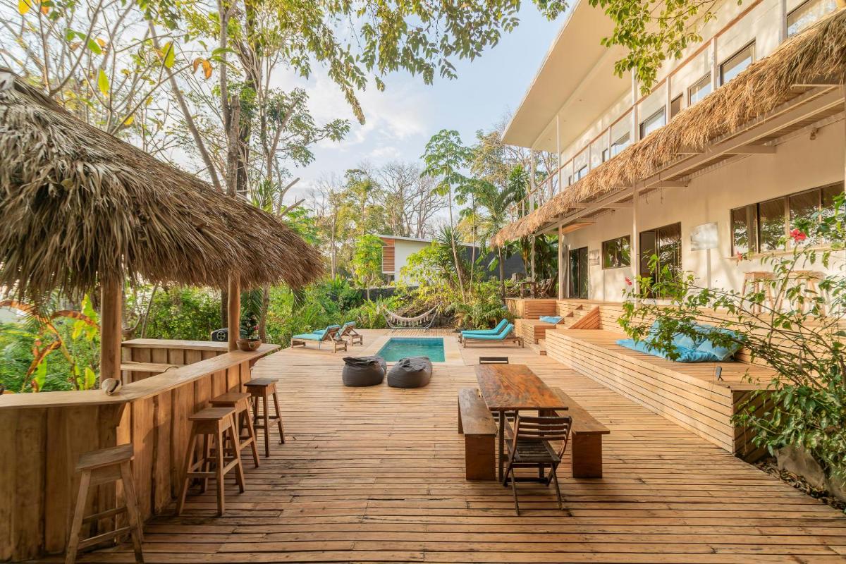 outdoor BBQ area