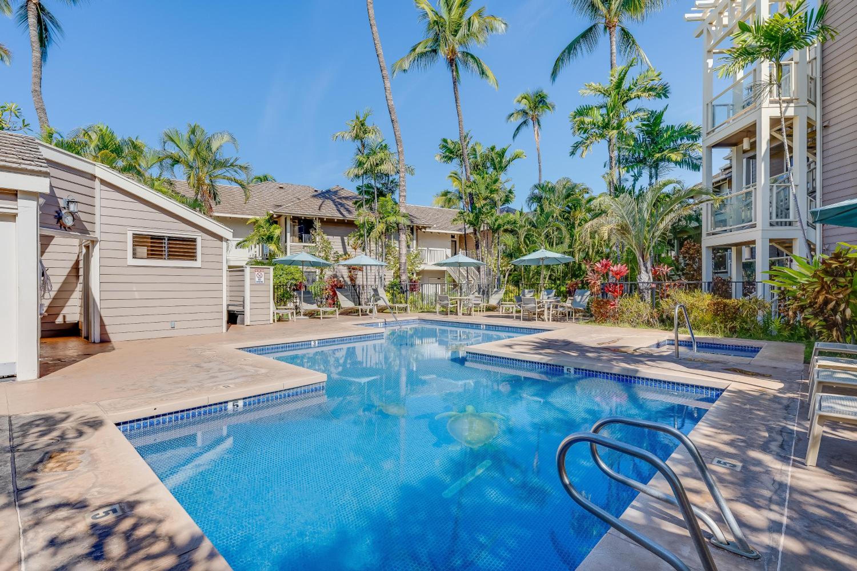 Grand Champions 163 · GC 163 2BD Wailea Condo w AC Pool Close to