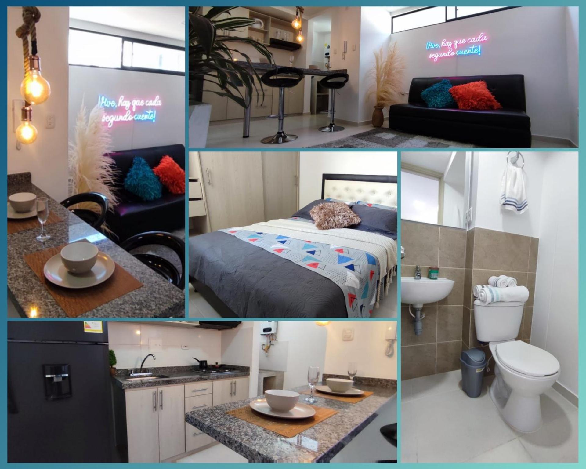 Loft compacto con parqueadero y zona de trabajo
