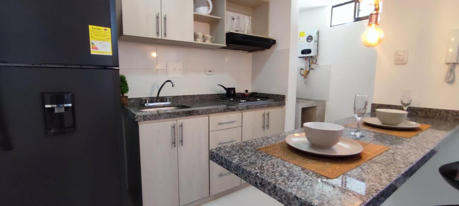 Loft compacto con parqueadero y zona de trabajo