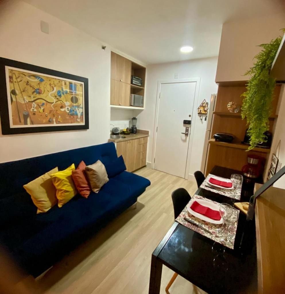 Studio pé na areia, vista, internet e ar