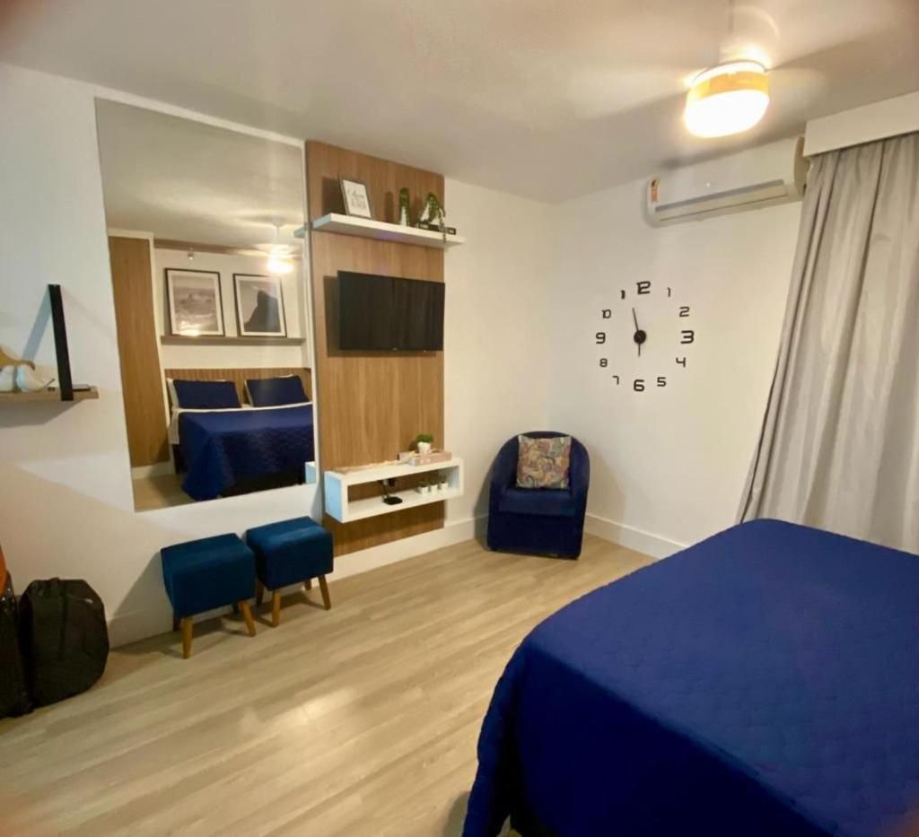 Studio pé na areia, vista, internet e ar