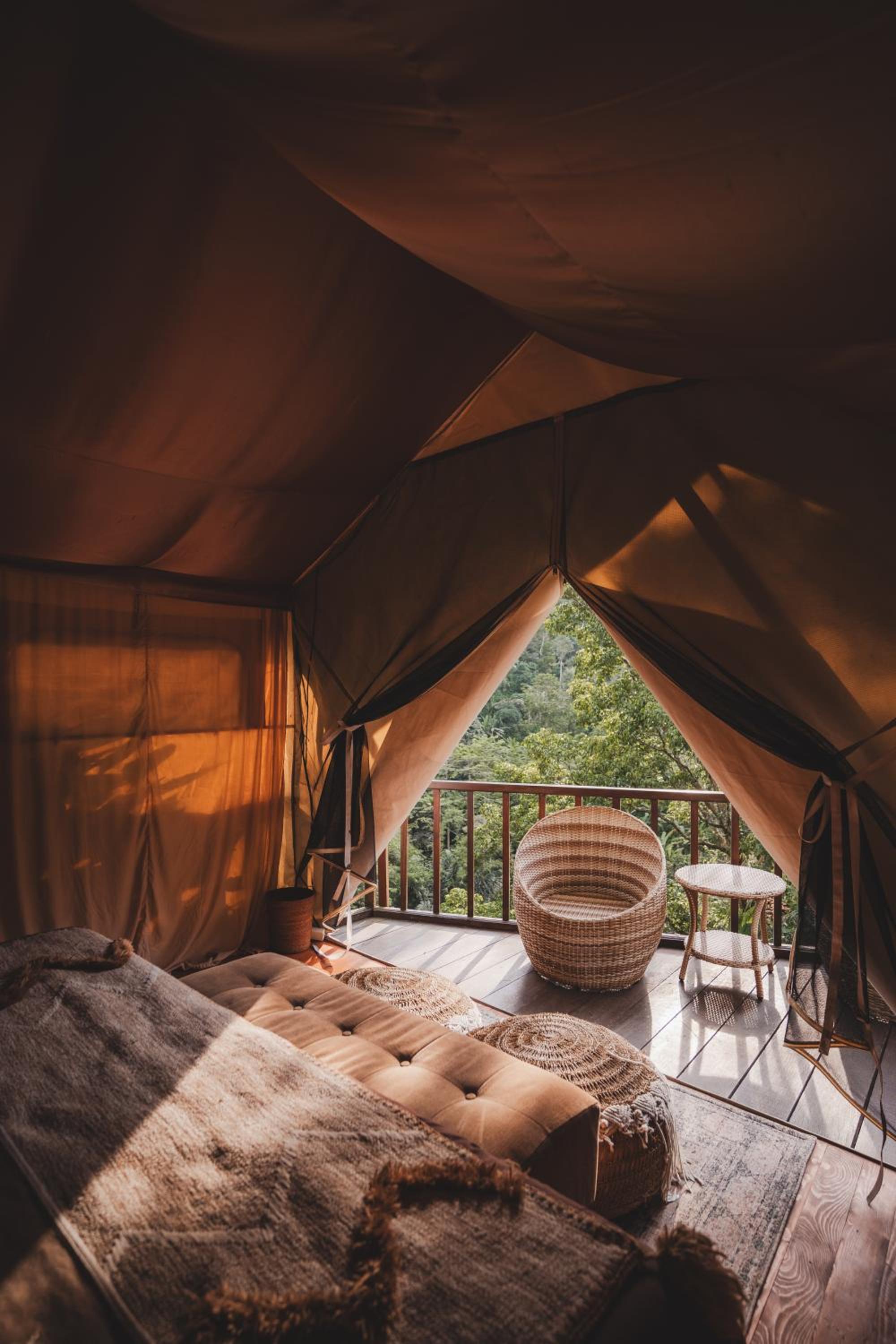 Glamping tent in Pelaga Eco Park