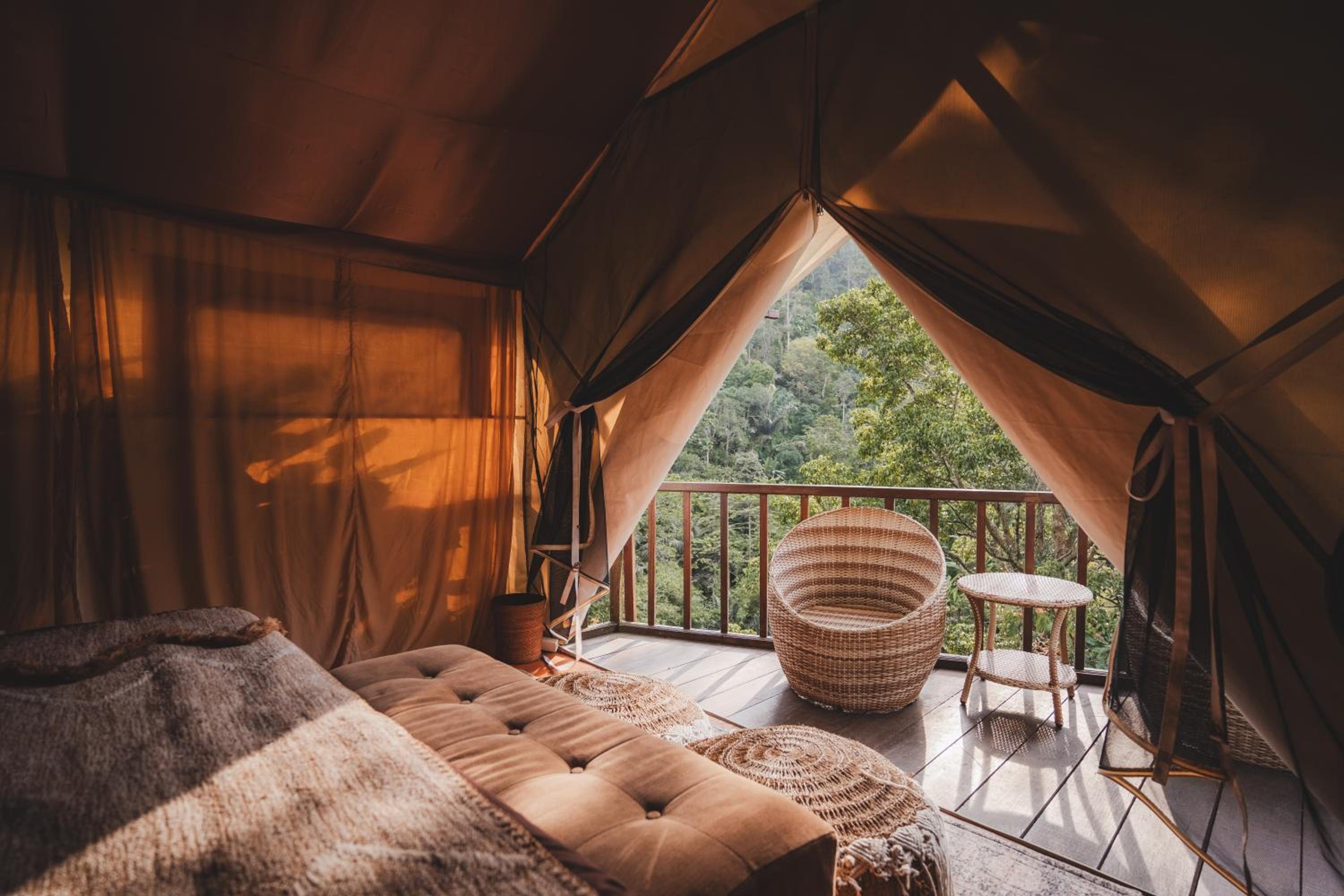 Glamping tent in Pelaga Eco Park