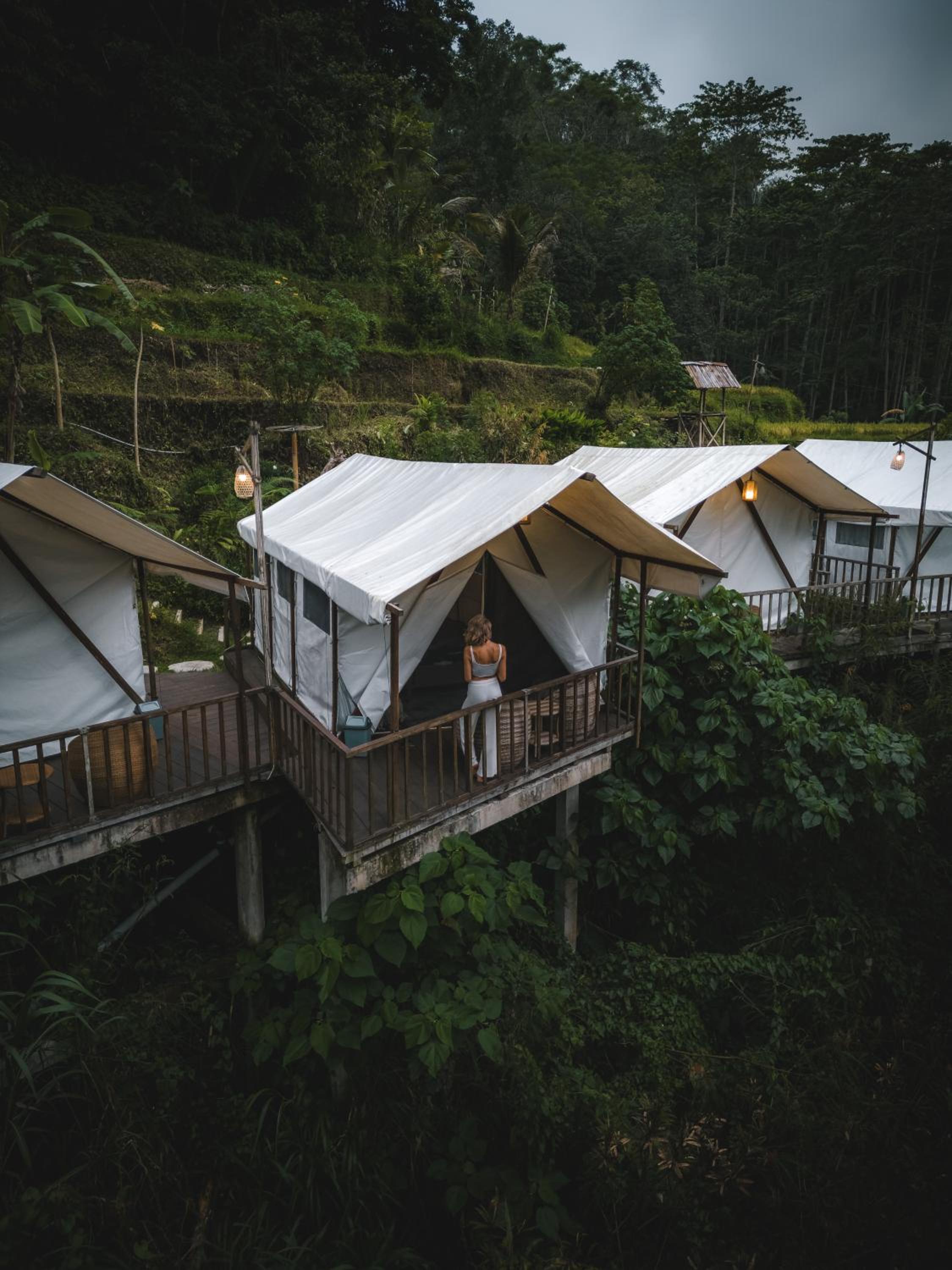 Glamping tent in Pelaga Eco Park