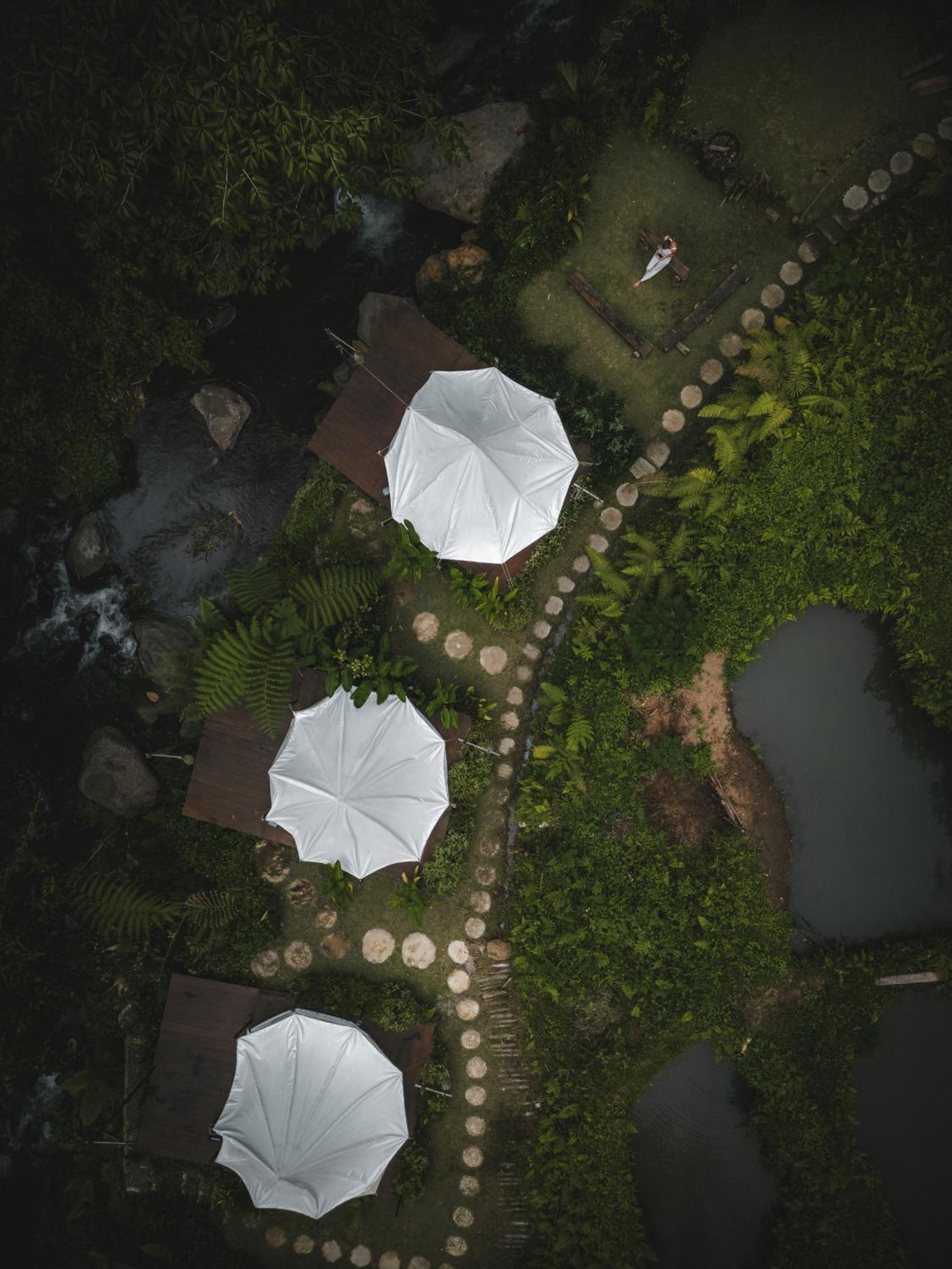 Glamping tent in Pelaga Eco Park