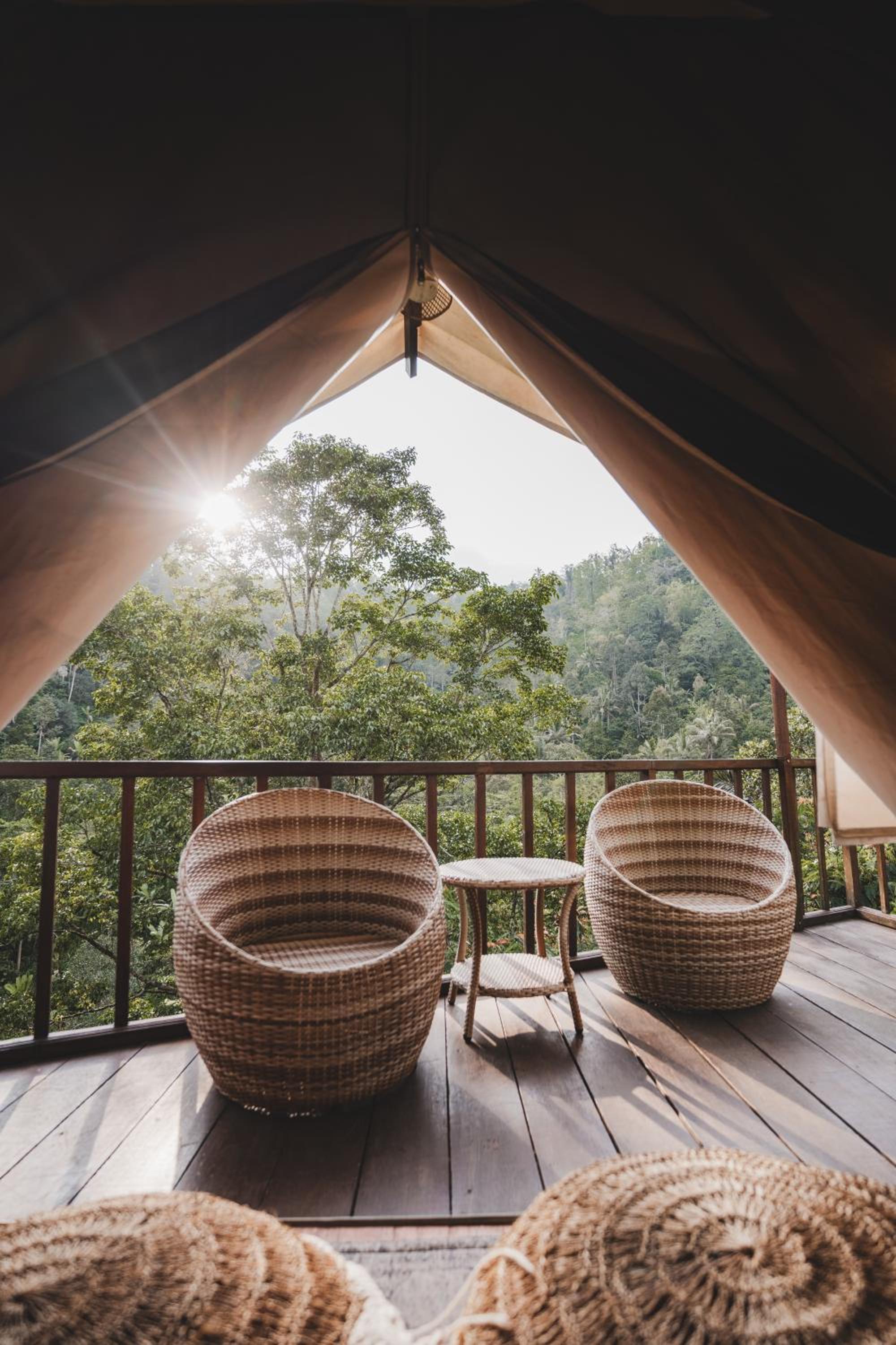 Glamping tent in Pelaga Eco Park