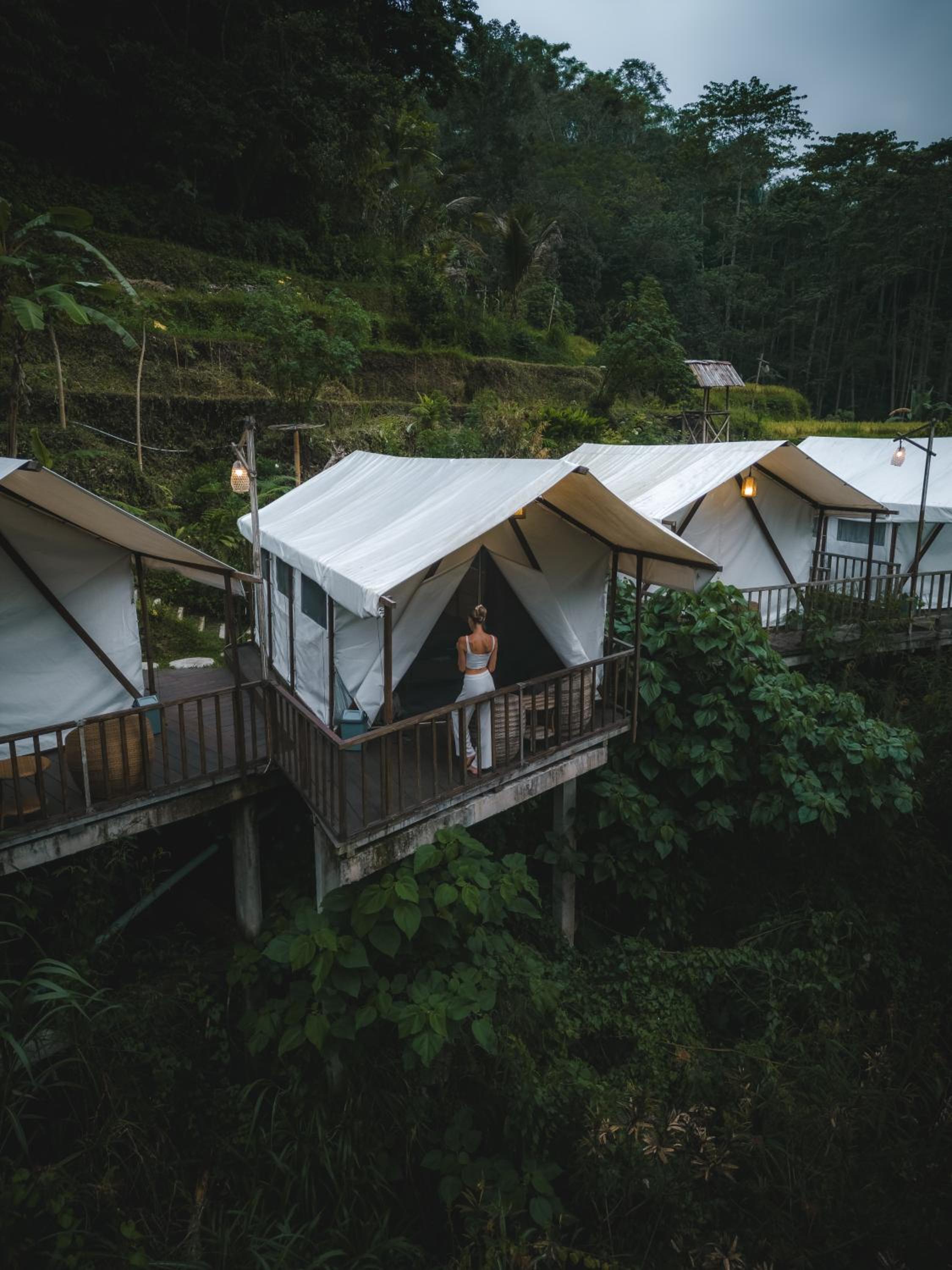 Glamping tent in Pelaga Eco Park