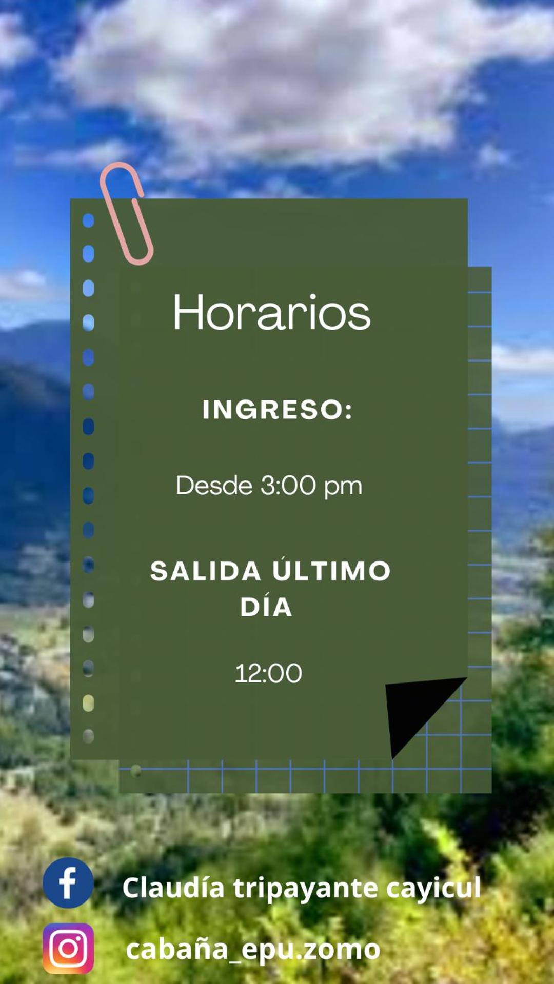 Cabaña epu zomo