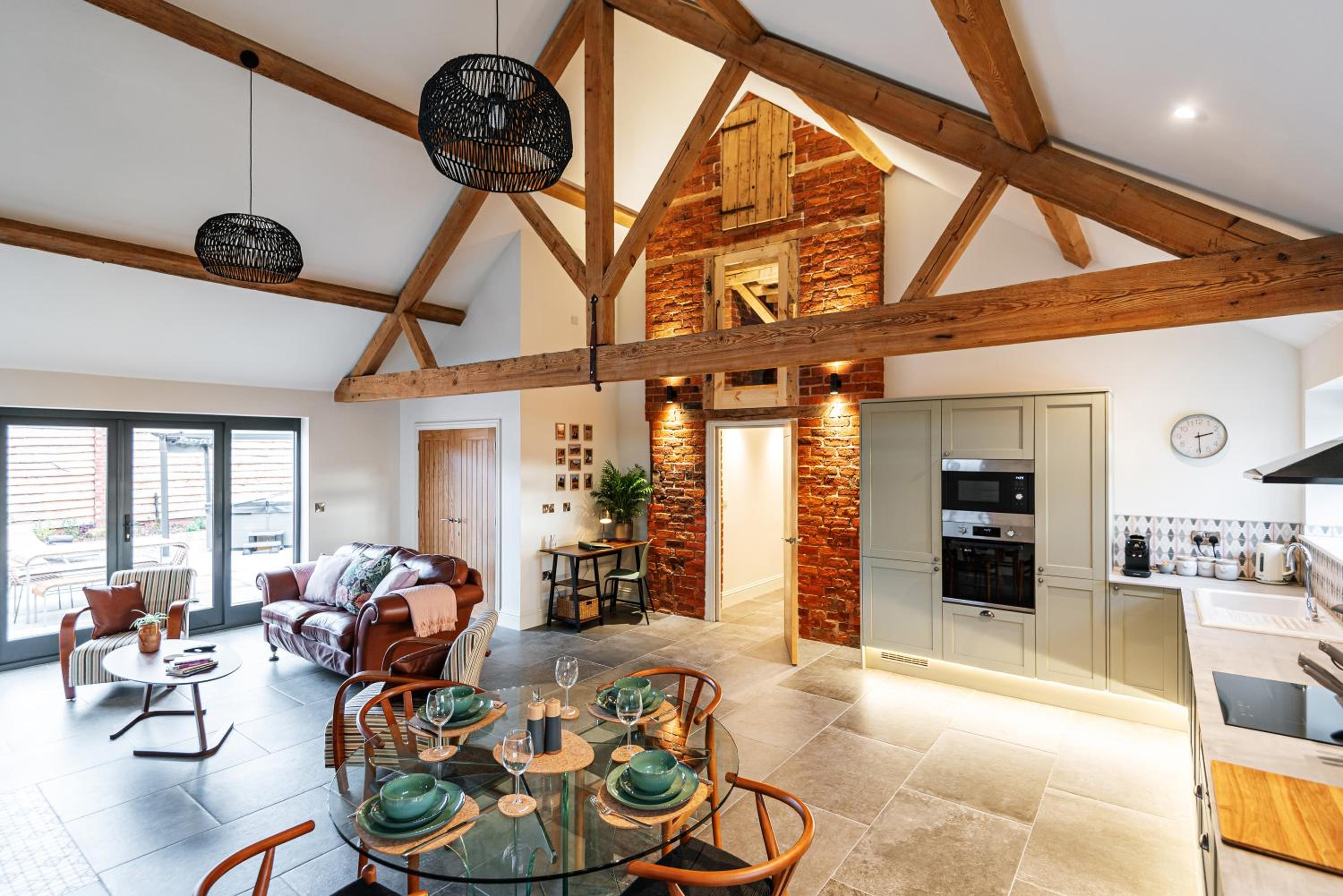 Pigeon House - Unique Barn with private garden, hot tub and wood burner view 2