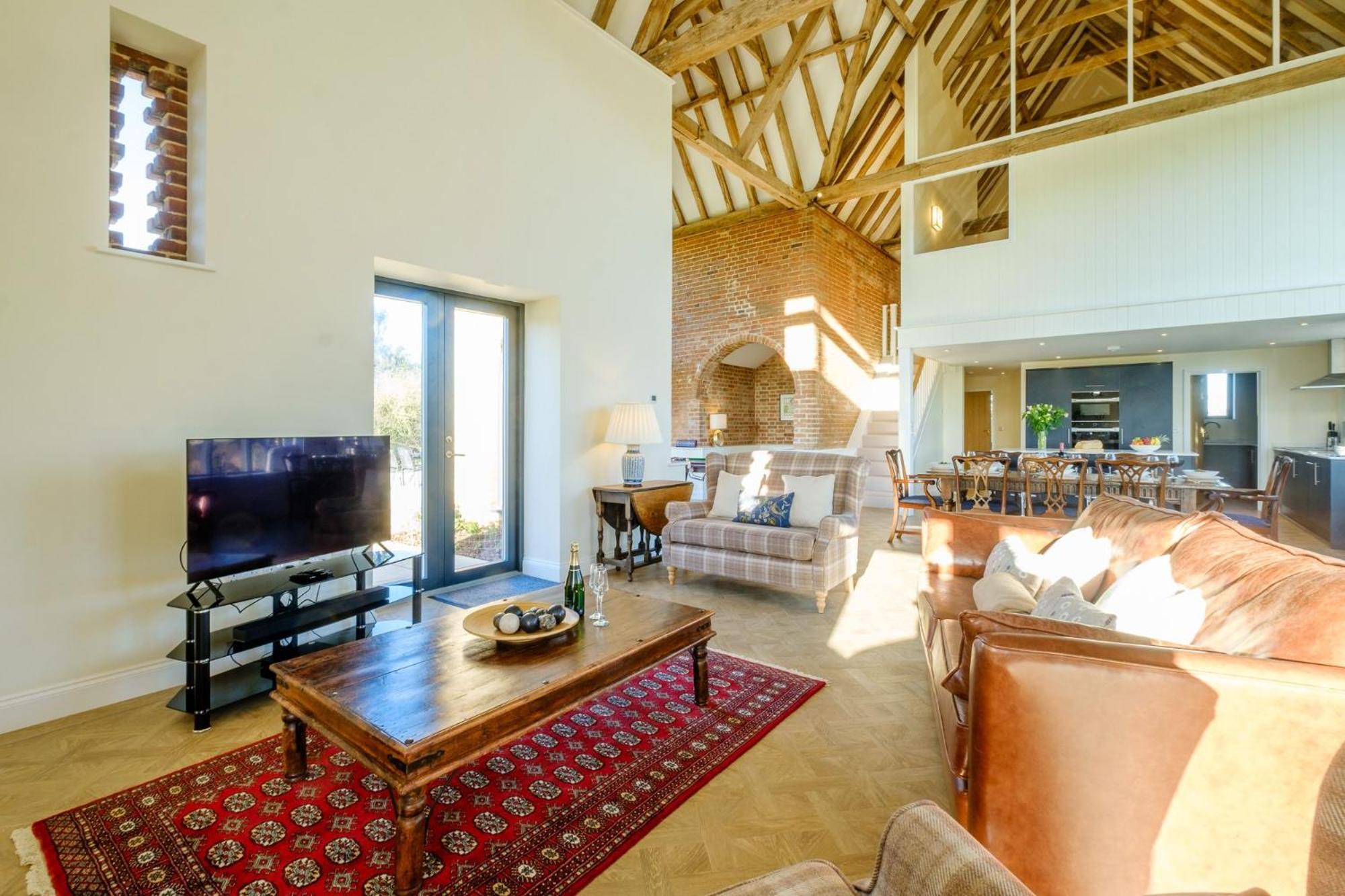 Upper Barn - a large family house by Aldeburgh Coastal Cottages
