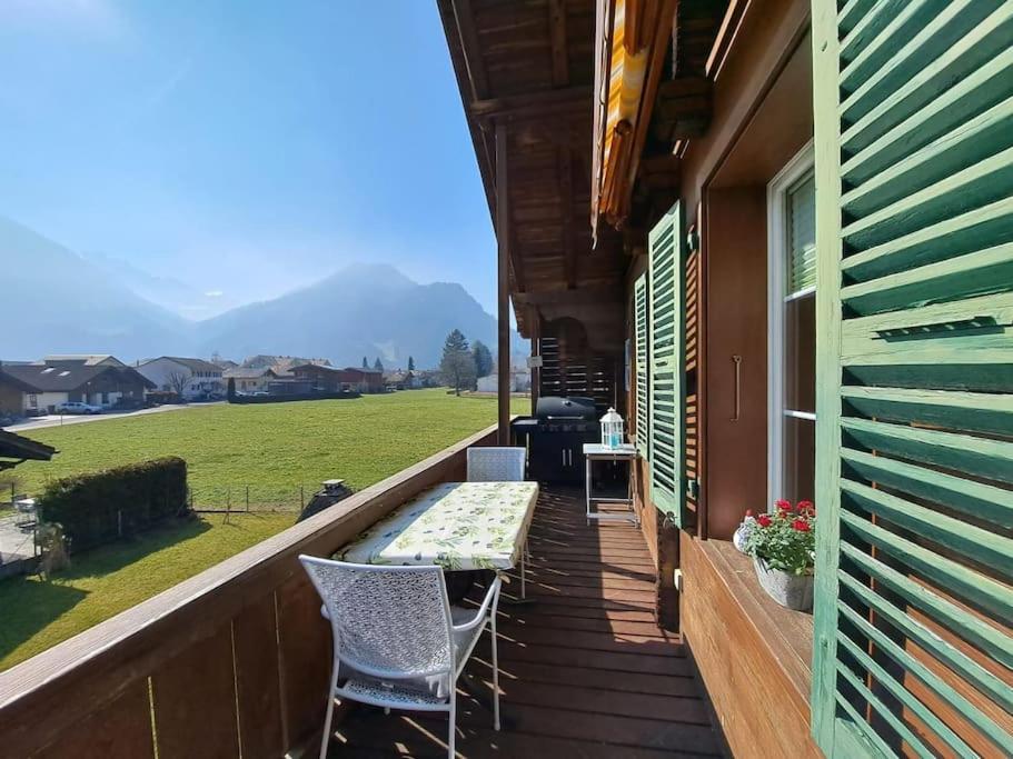 Family-friendly apartment with Alpine view