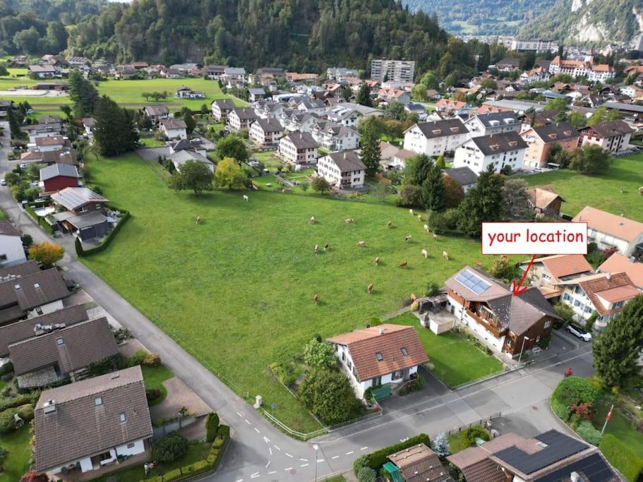 Family-friendly apartment with Alpine view