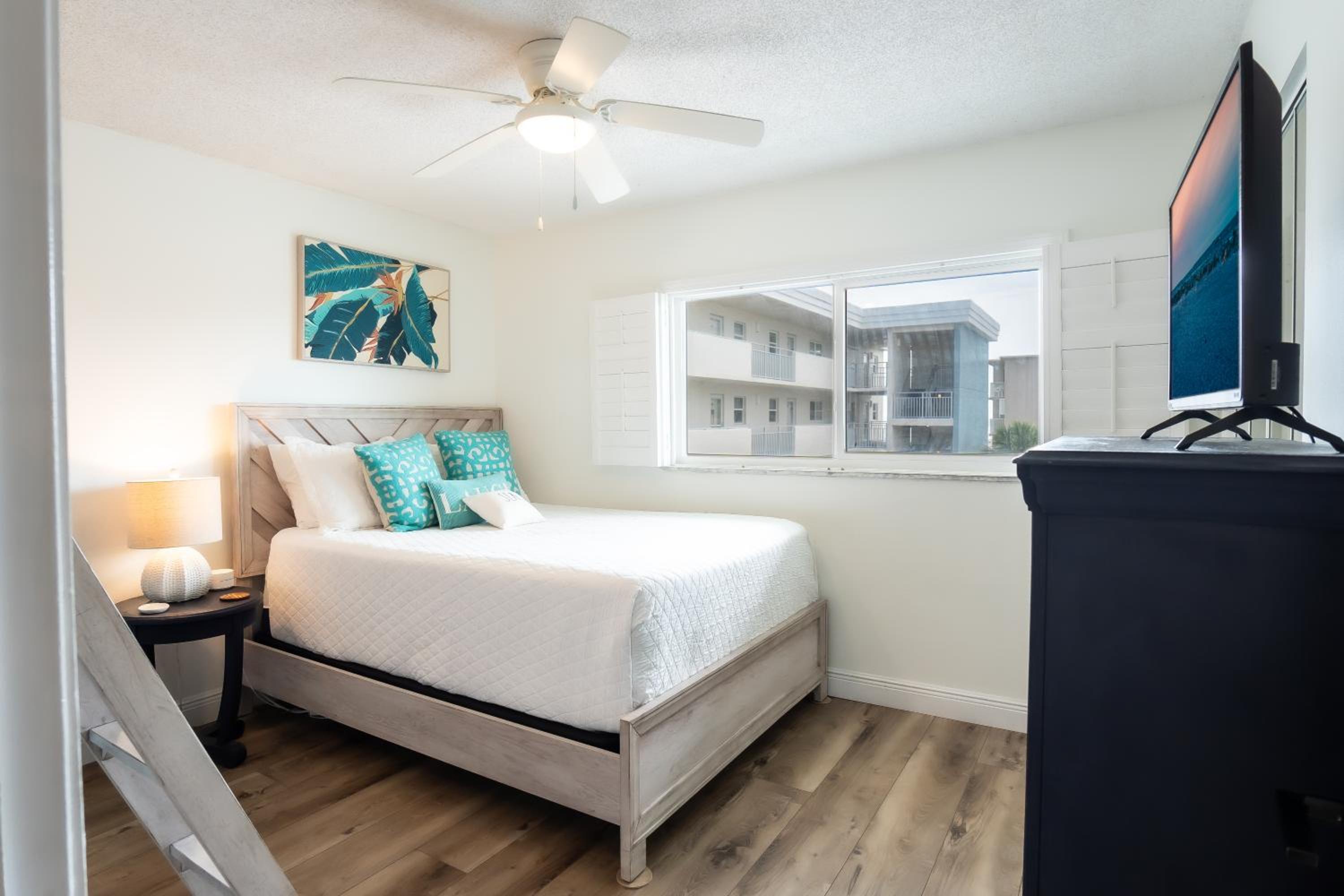 Stunning coastal condo with ocean and pool views from the balcony!
