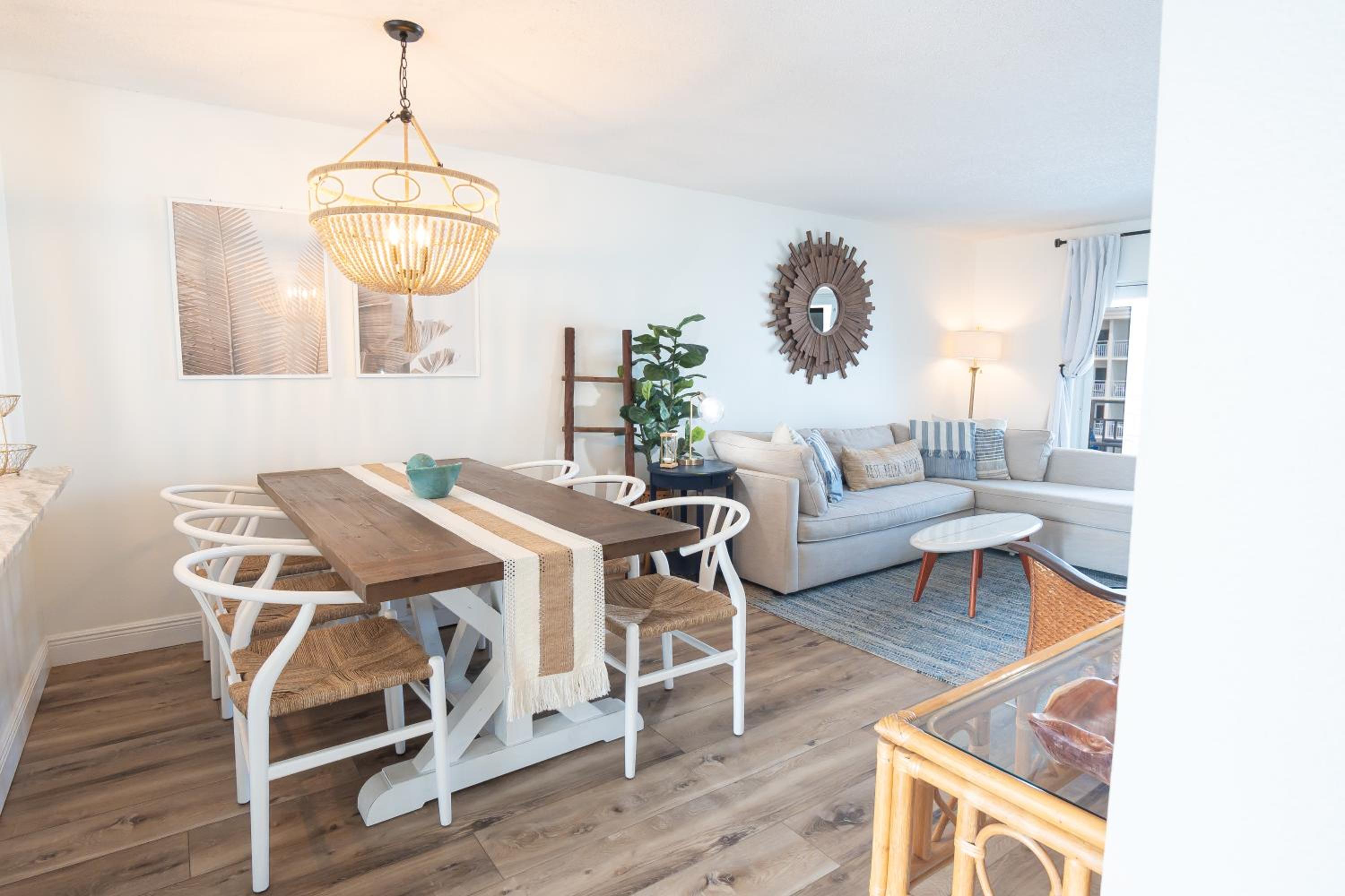 Stunning coastal condo with ocean and pool views from the balcony!