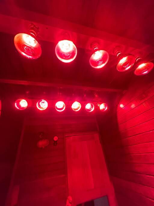 Green farm, with dry/wet, and near infrared sauna
