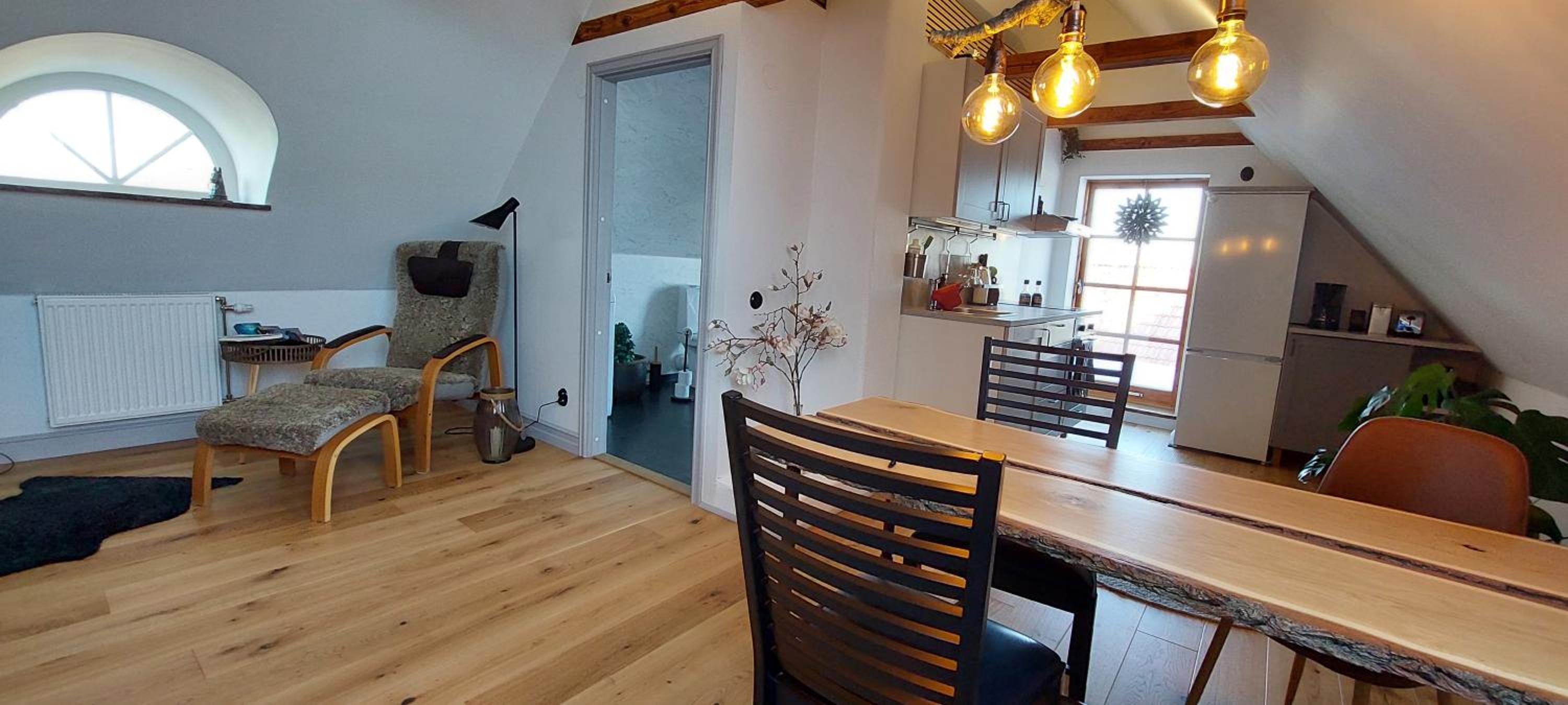 Lantligt och lugnt boende nära natur och stad
