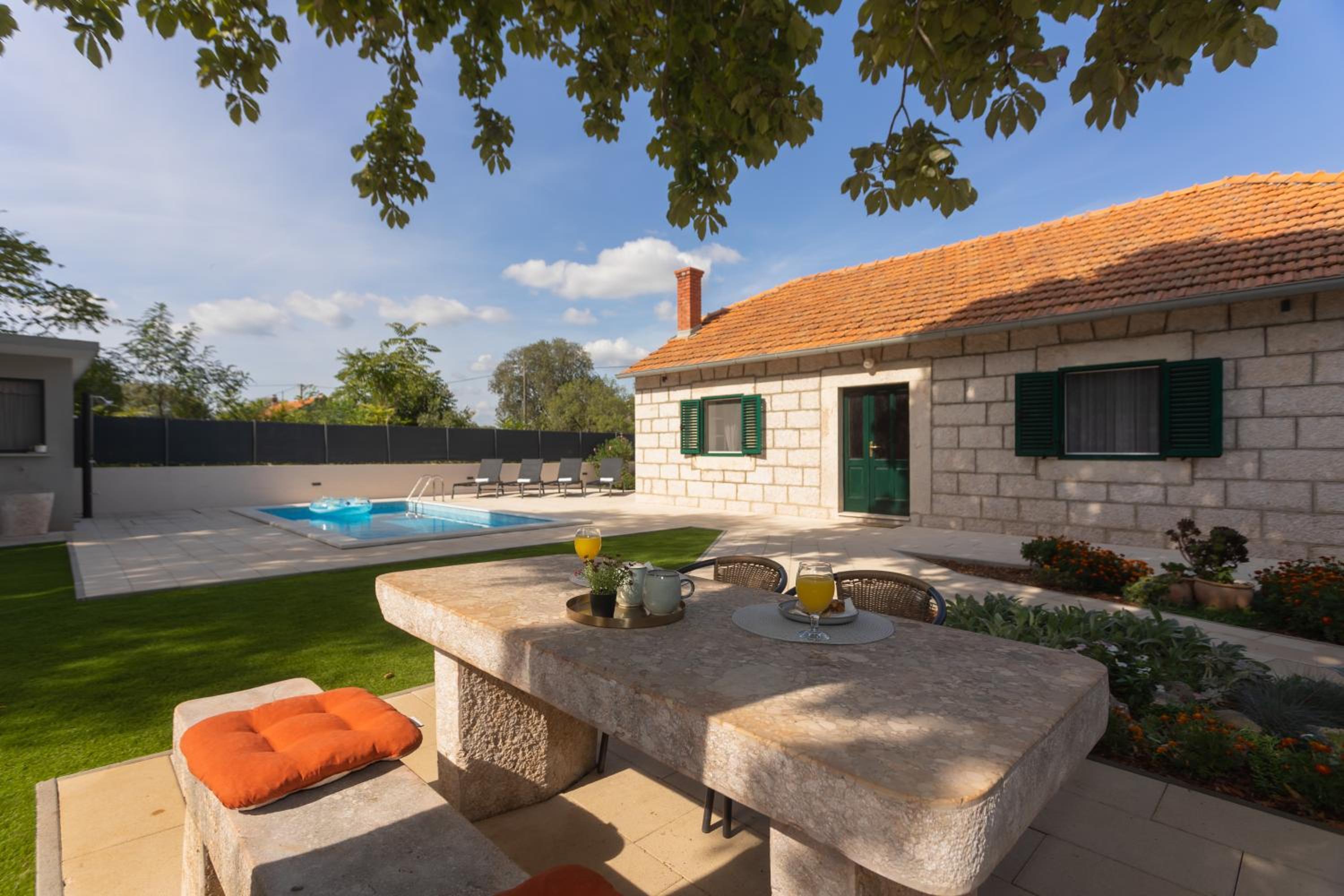 Experience VILLAGE LIFE - Jokini Dvori with private pool view 4