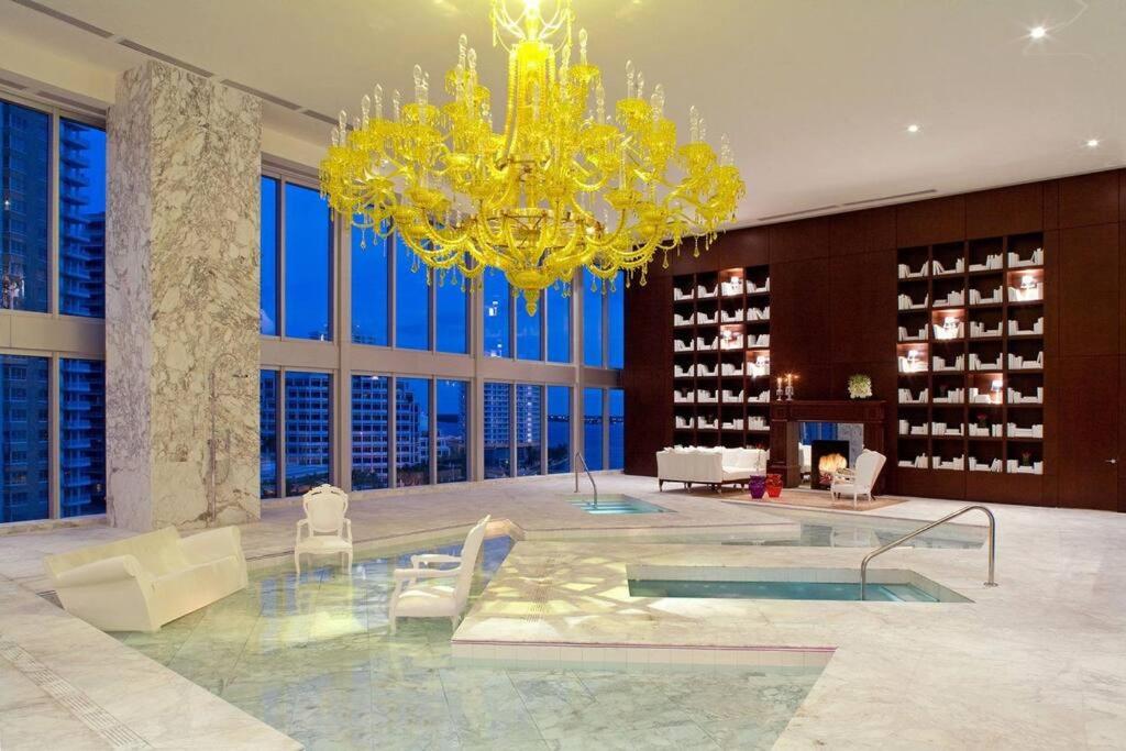 Water & Pool Views, One bedroom W hotel building