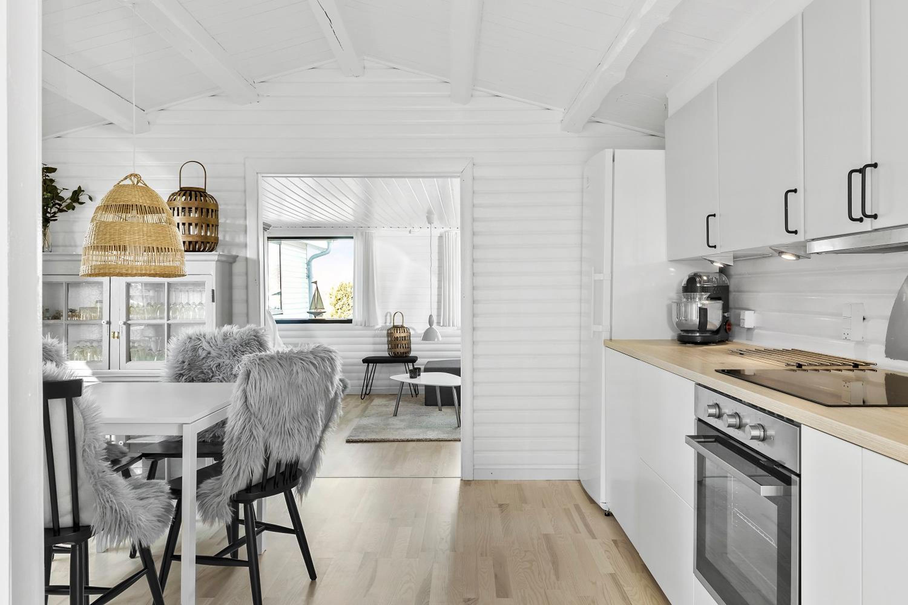 Traditionelles Ferienhaus direkt am Ostseestrand