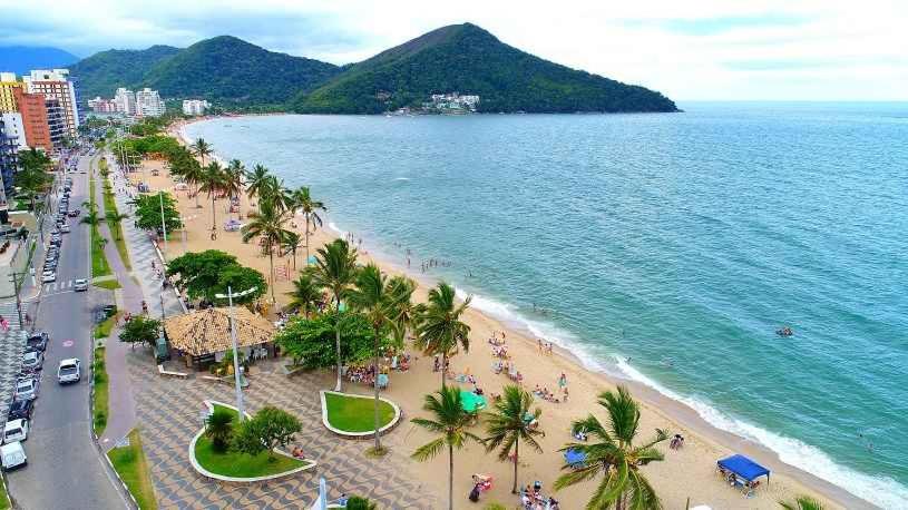 Recanto na beira da praia
