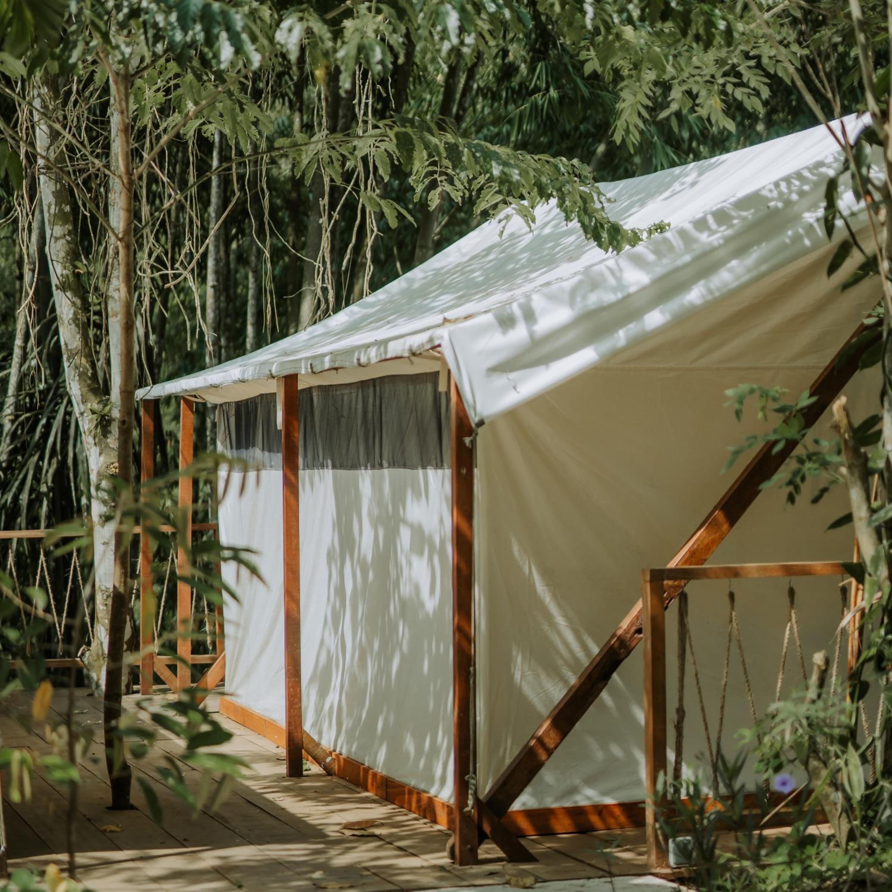 Glamping tent in Pelaga Eco Park