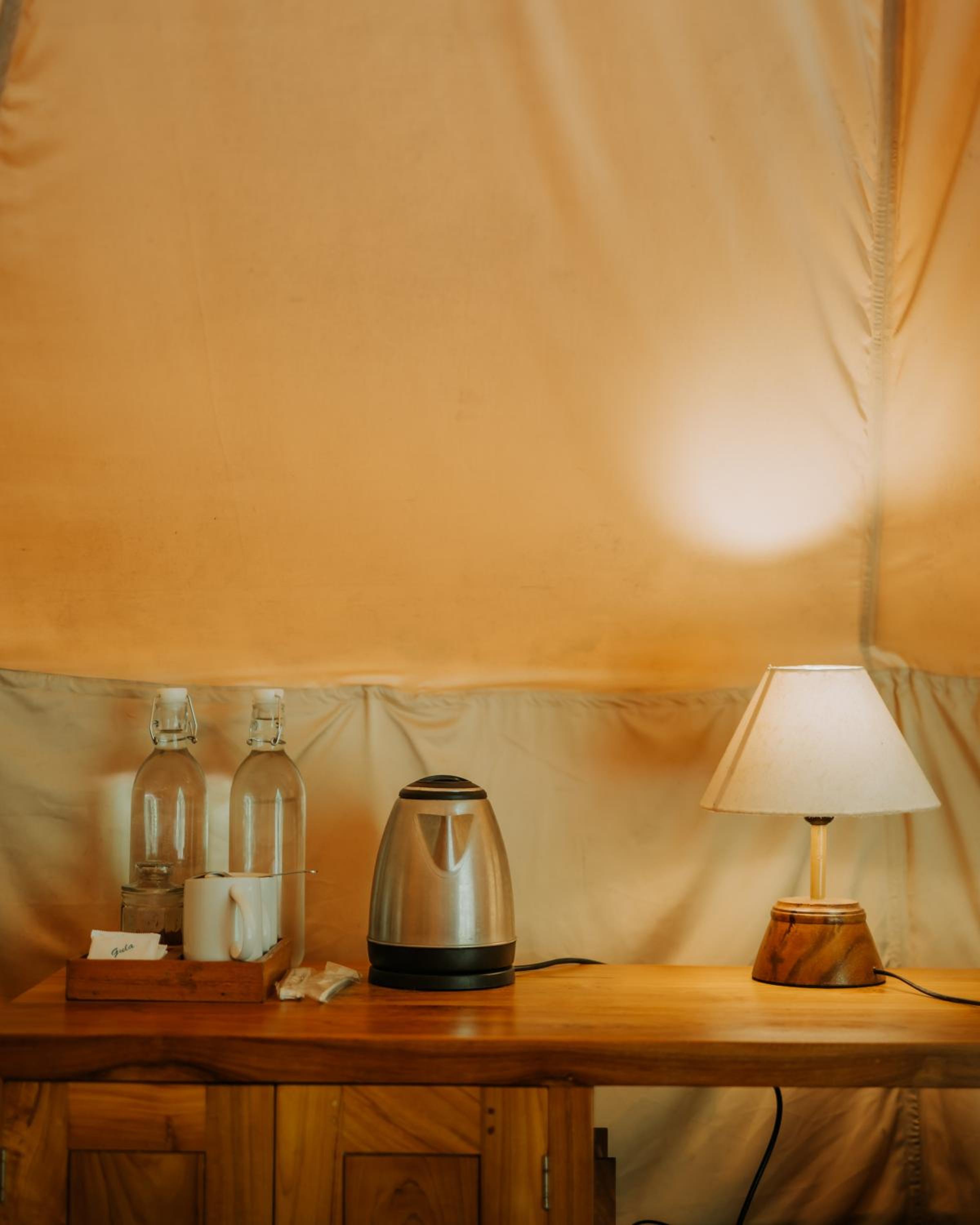 Glamping tent in Pelaga Eco Park