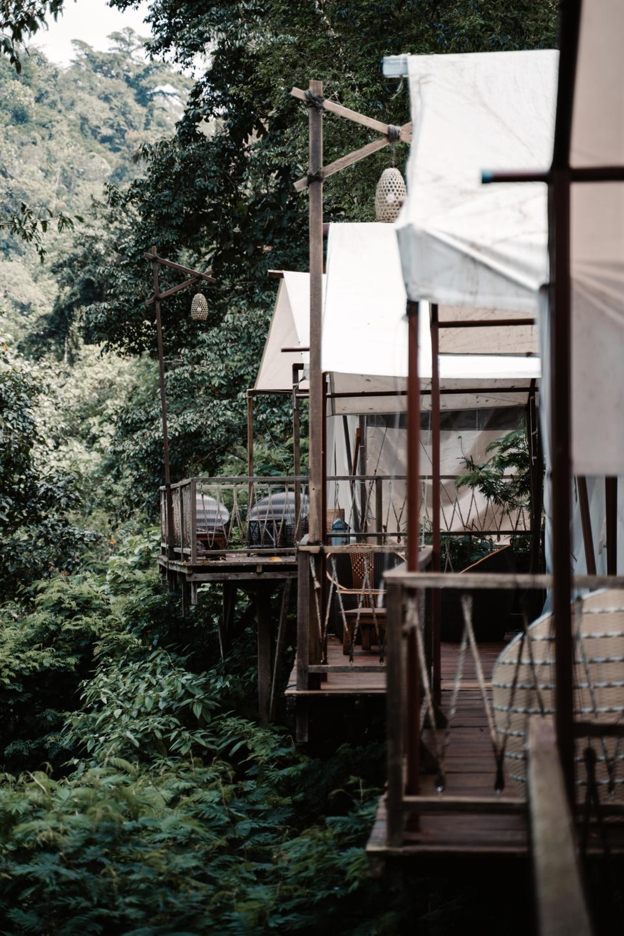 Glamping tent in Pelaga Eco Park