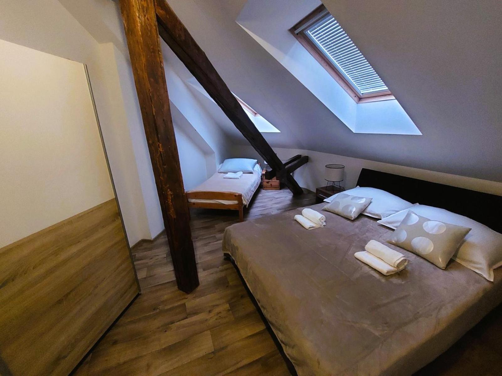 Spacious Historic Attic Loft in City Center 62 m