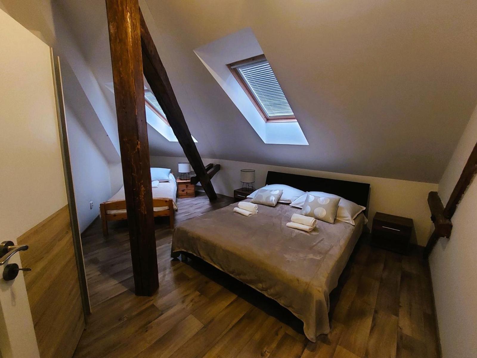 Spacious Historic Attic Loft in City Center 62 m