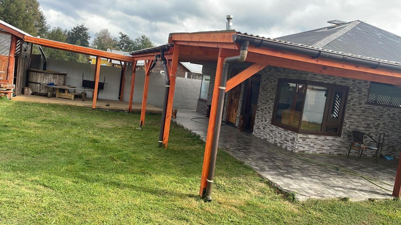 Casa vista al volcan