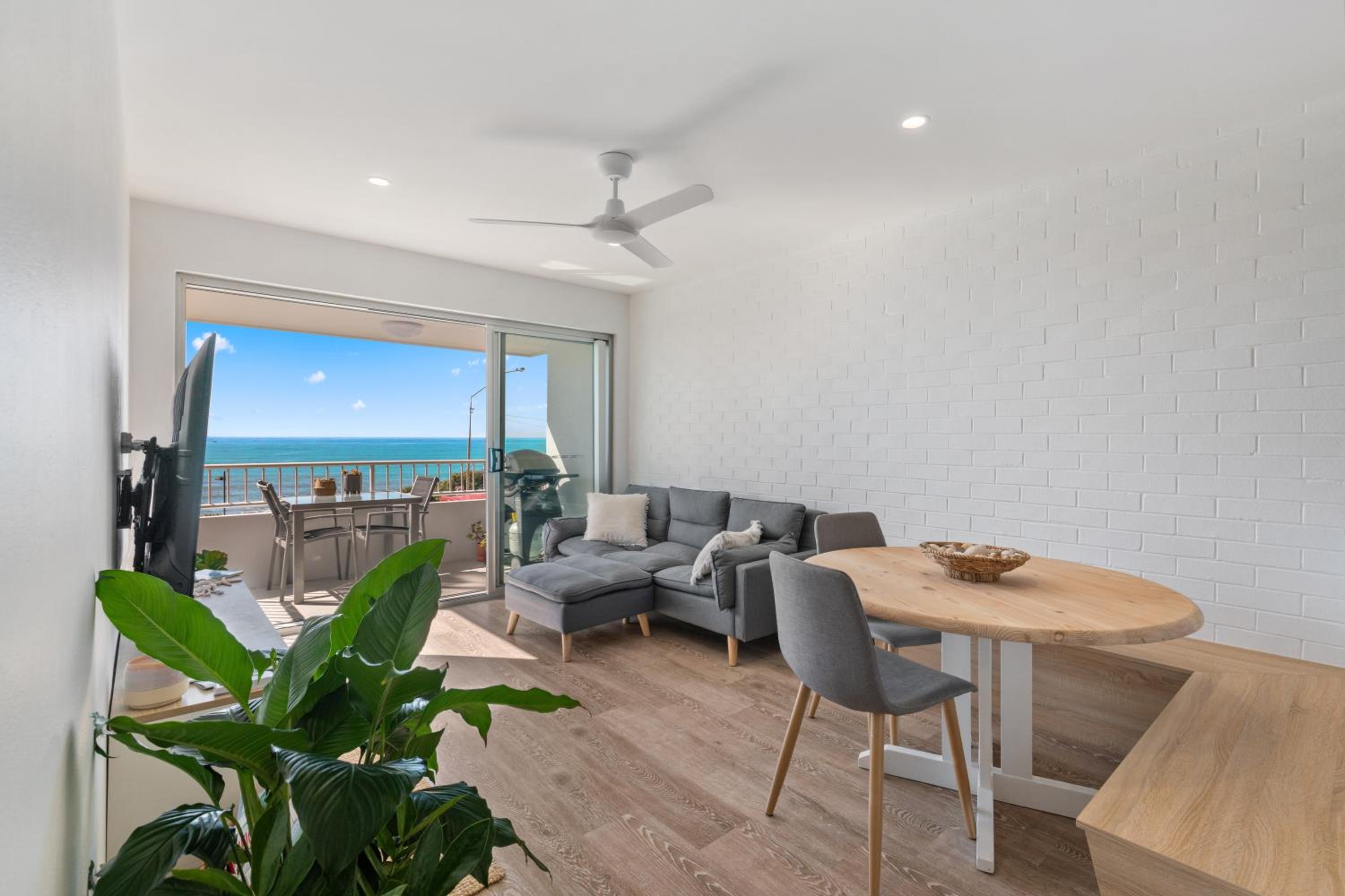 Newly renovated beach front unit. Views to die for!