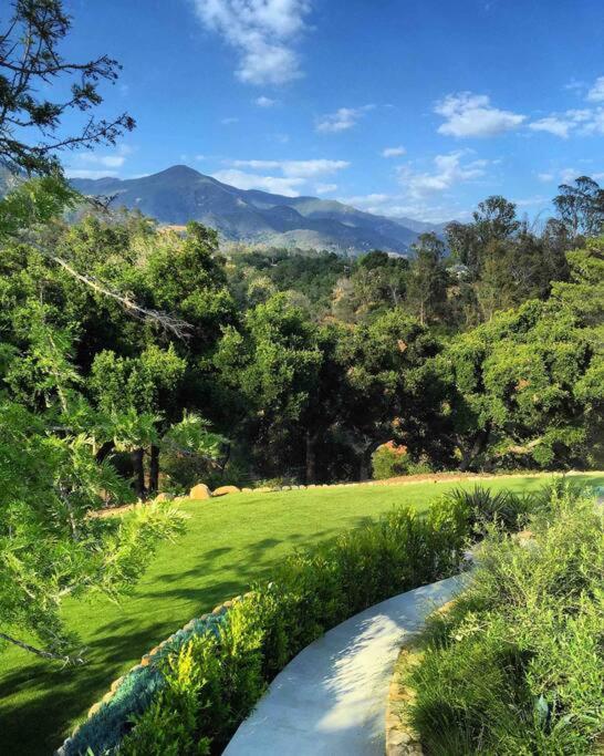 Secluded Modern Montecito retreat view 2