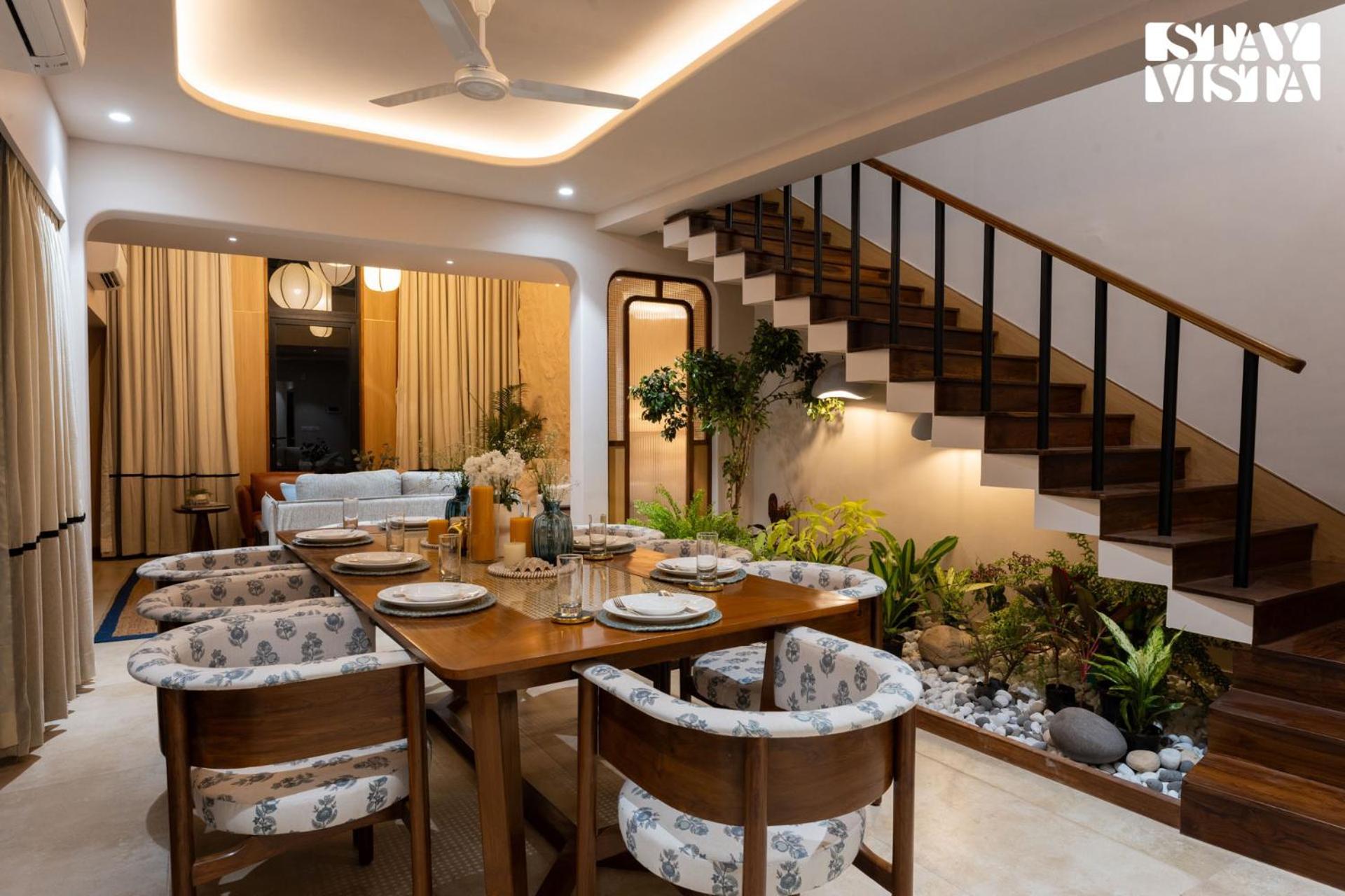 Sunlit Splendour by StayVista near Nagaon beach boasting an Outdoor pool and Modern chic interiors view 4