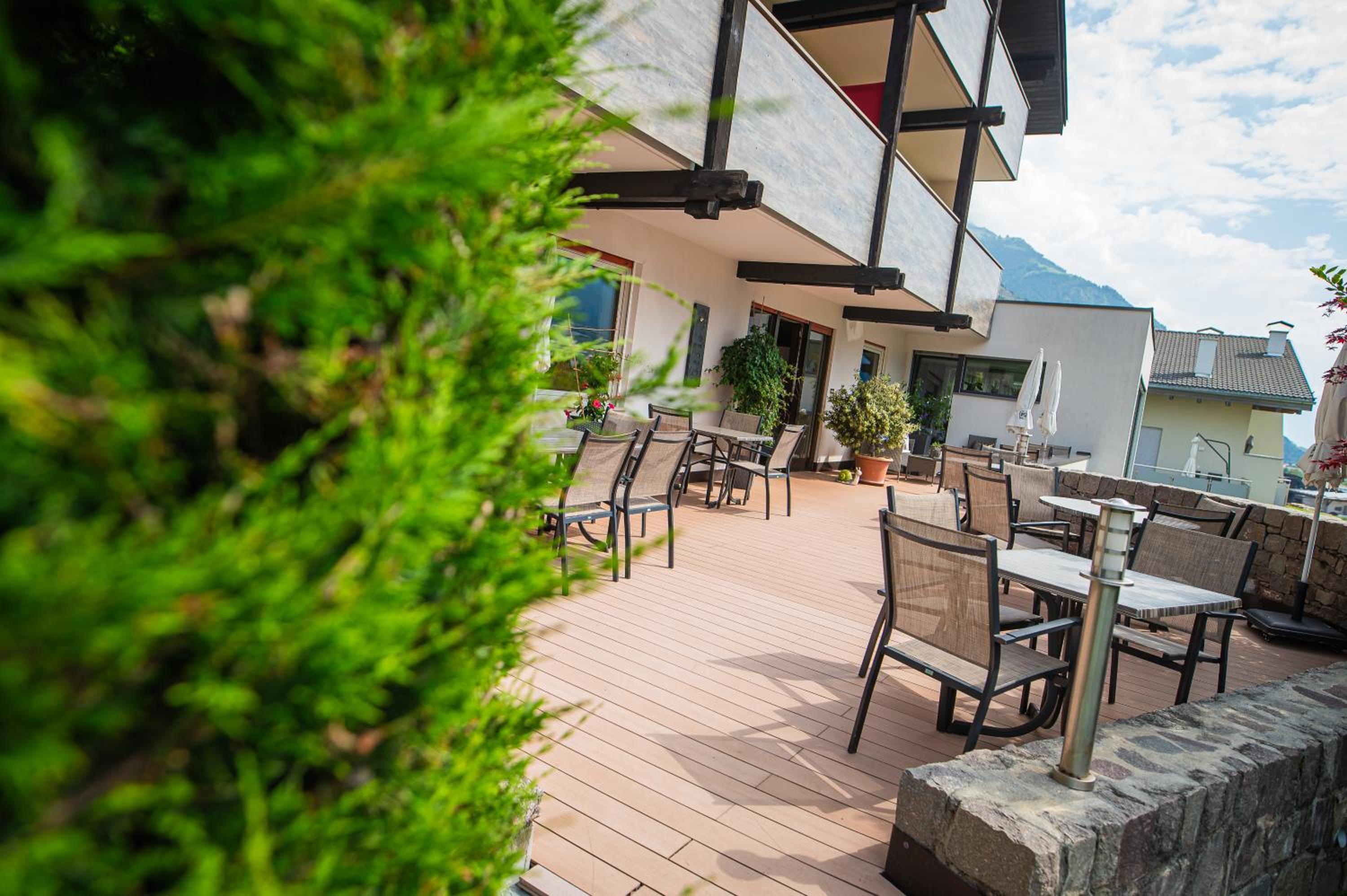 outdoor BBQ area