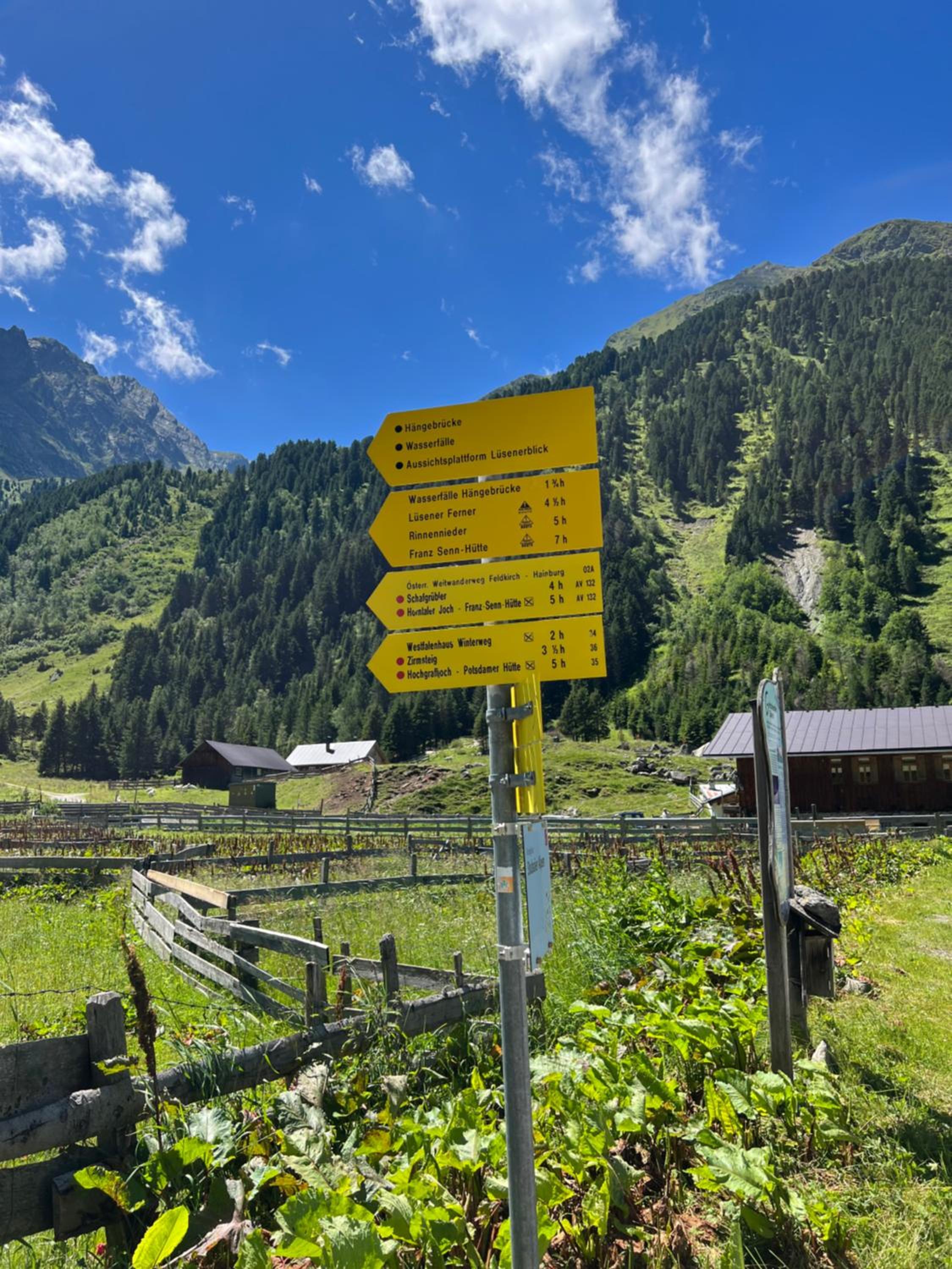 Alpengasthof Lüsens - Bergsteigerhaus
