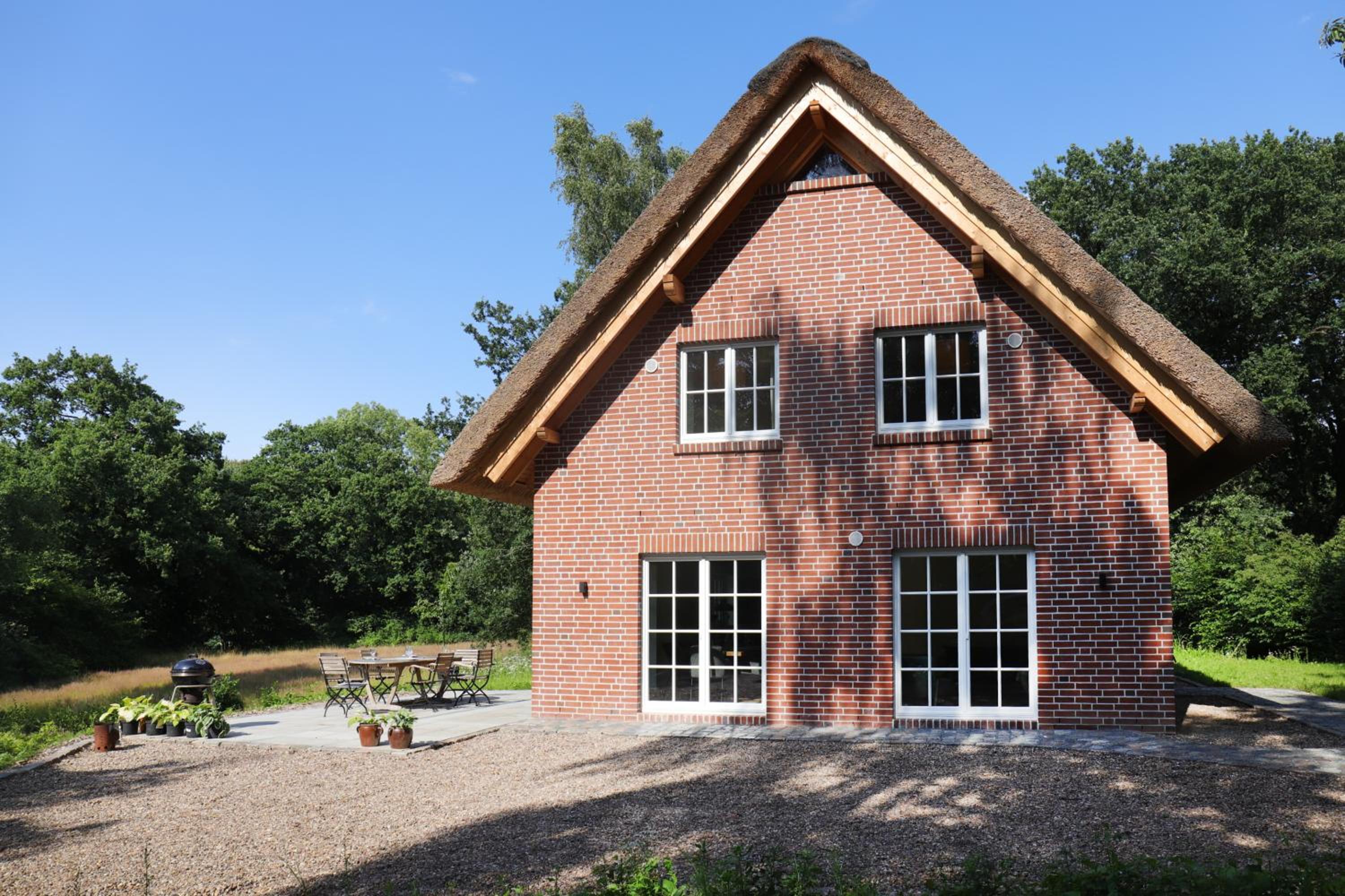 Reetdachhaus in der Bremer Schweiz