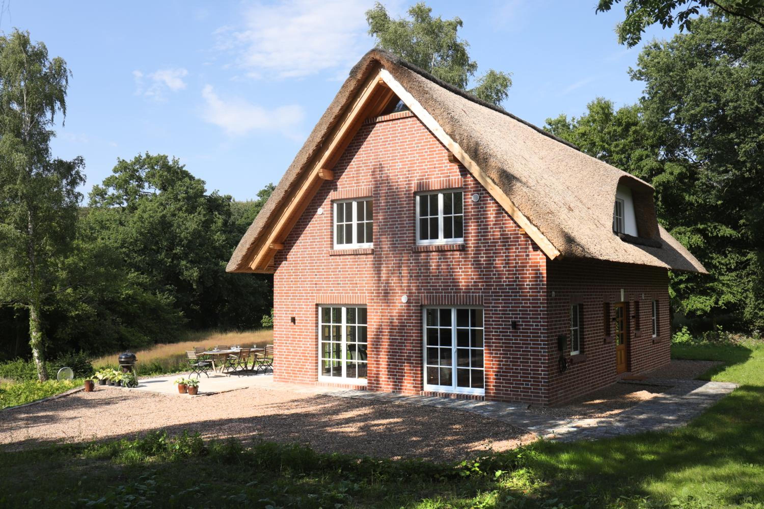 Reetdachhaus in der Bremer Schweiz