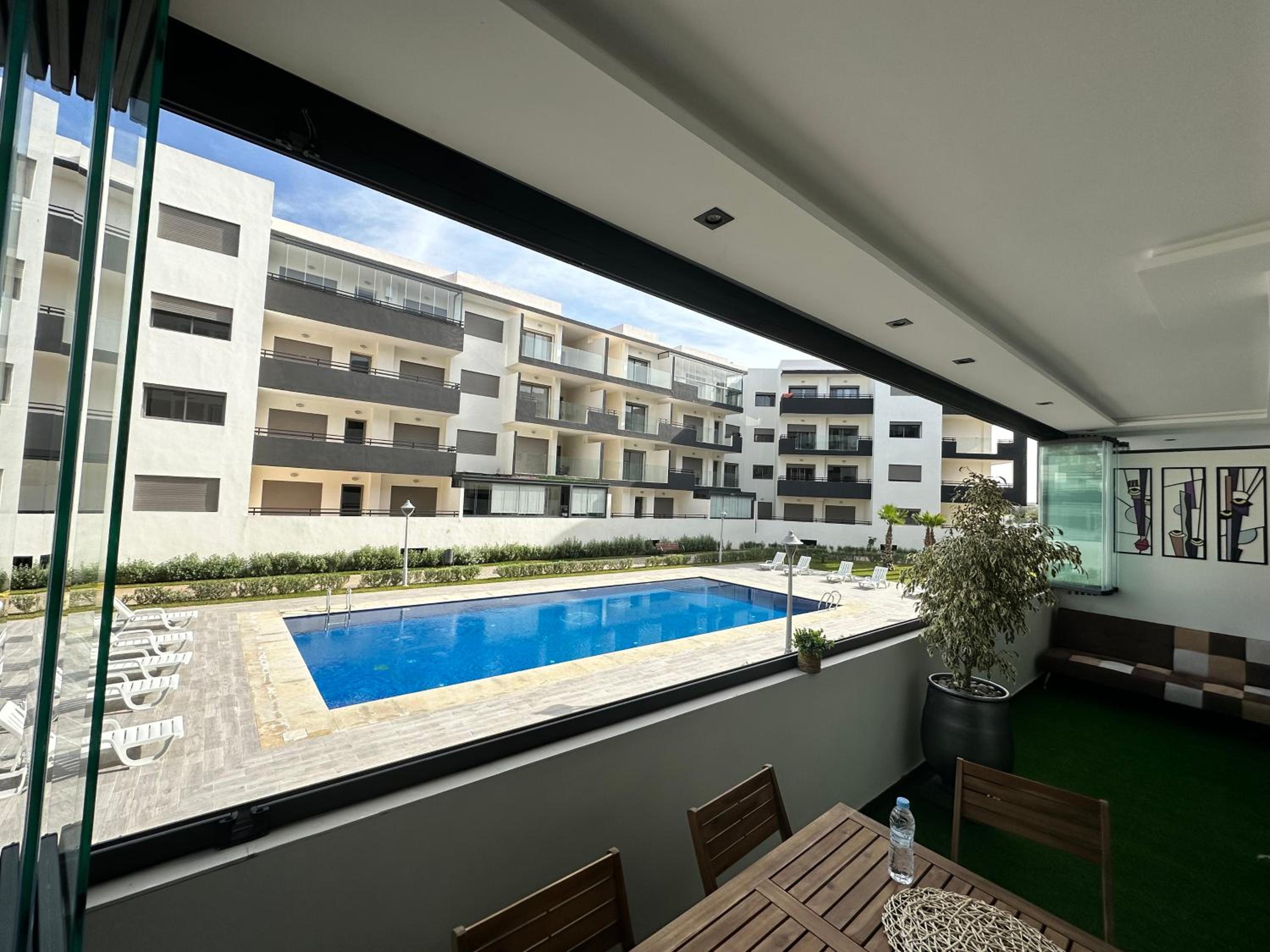 Appartement Bouznika Plage view 2