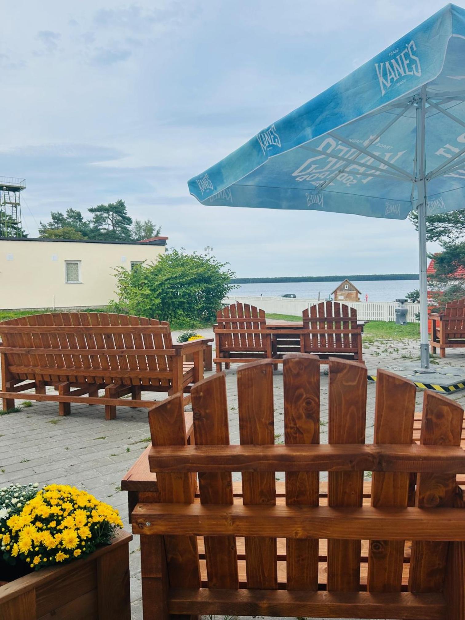 outdoor BBQ area