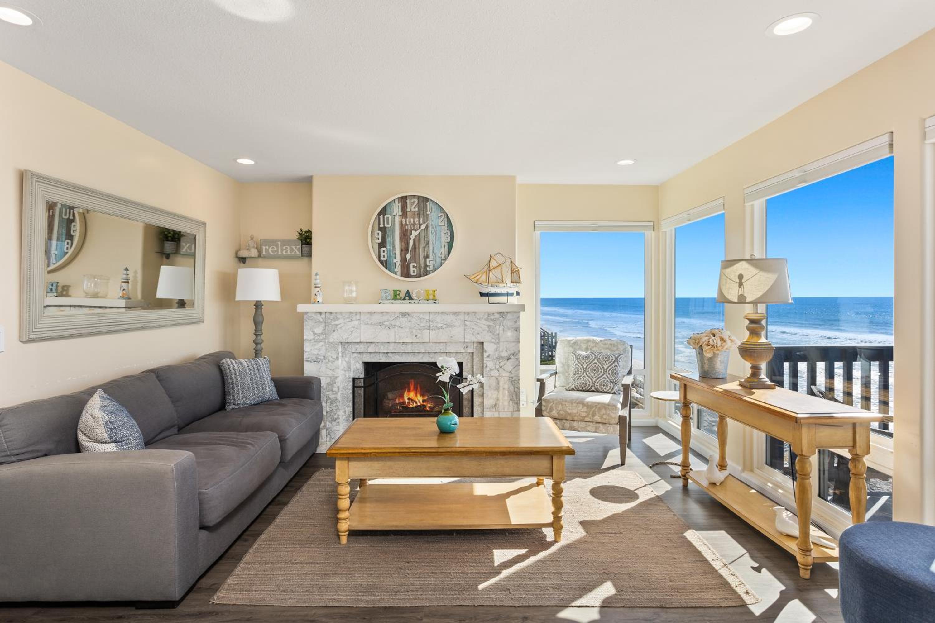 Oceanfront Family Getaway - BBQ - Oceanfront Seating view 5