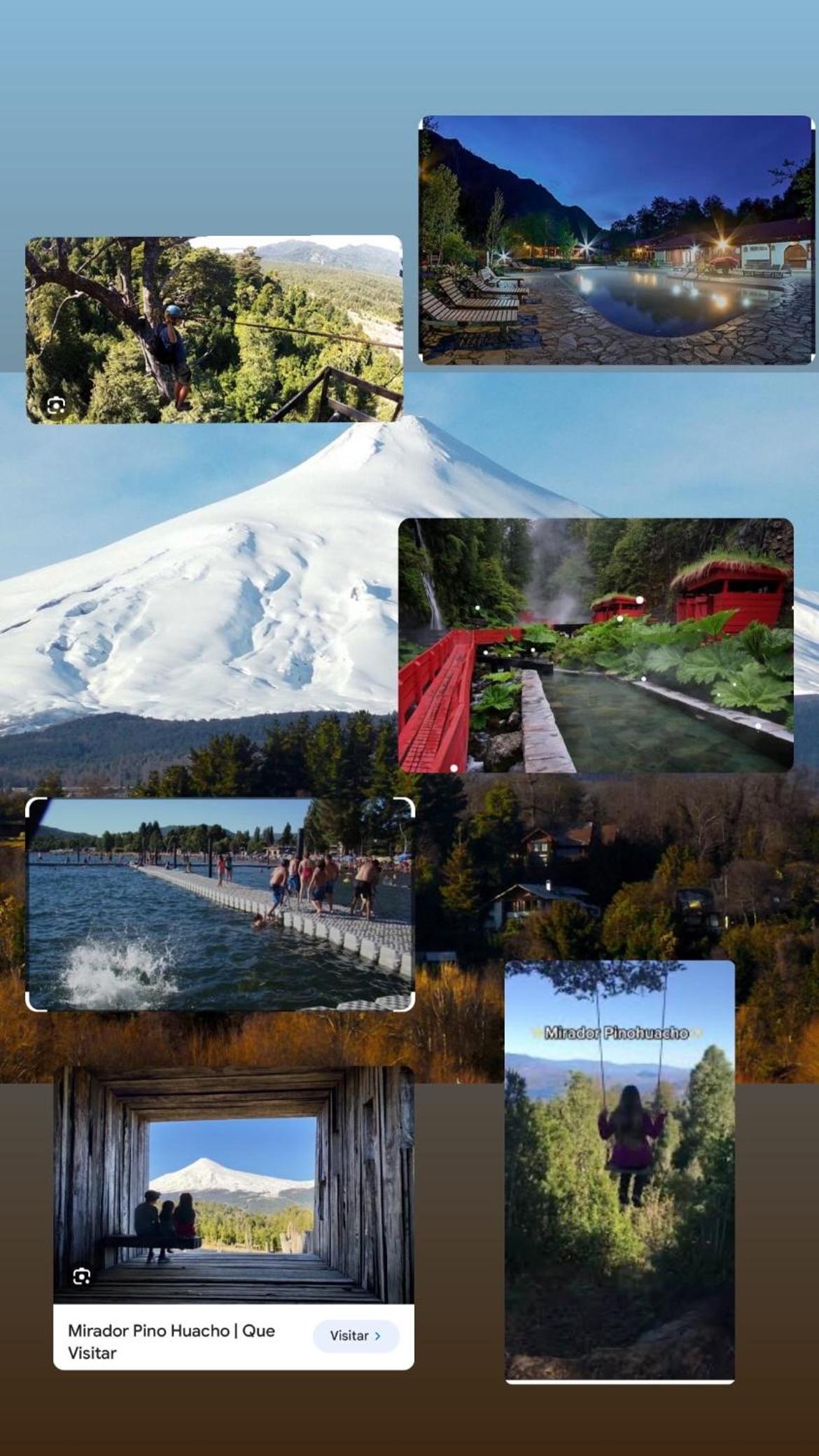 Casa vista al volcan