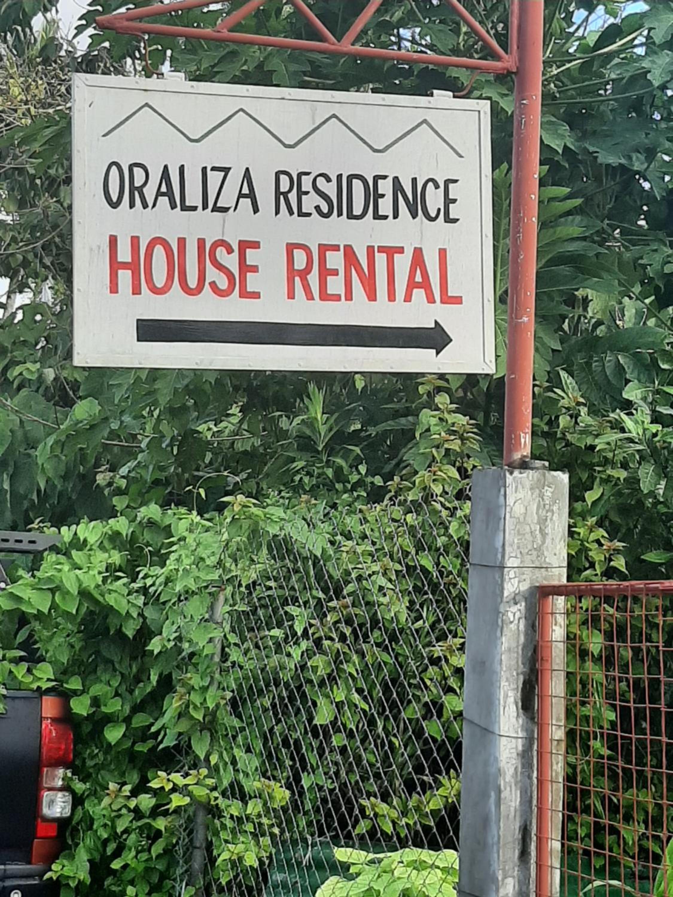 ORALIZA RESIDENCE HOUSE RENTAL